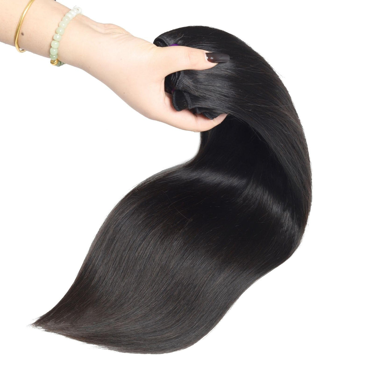 Beauty Queen 16A Brazilian Straight Bundles Human Hair (20 22 24 Inch) 100% Unprocessed Straight Human Hair Quick Weave Hair 3 Bundles Thick Remy Virgin Hair Extensions Natural Color