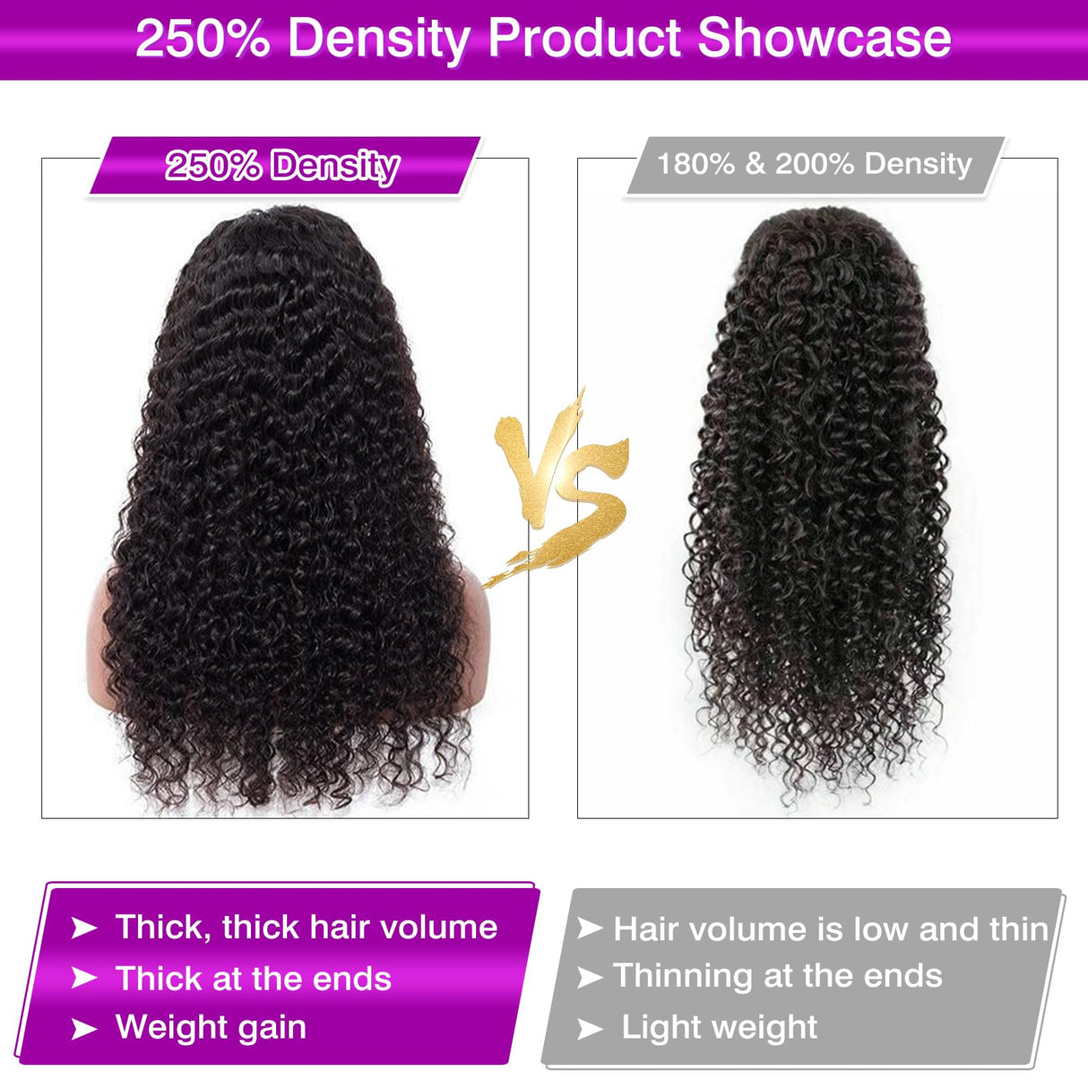 GHOLE 30 Inch 250 Density HD Lace Front Wigs Human Hair 13X6 Deep Wave Lace Front Wigs Human Hair Pre Plucked Deep Wave Wig Curly Human Hair Wig for Women HD Lace Frontal Wig Natural Black