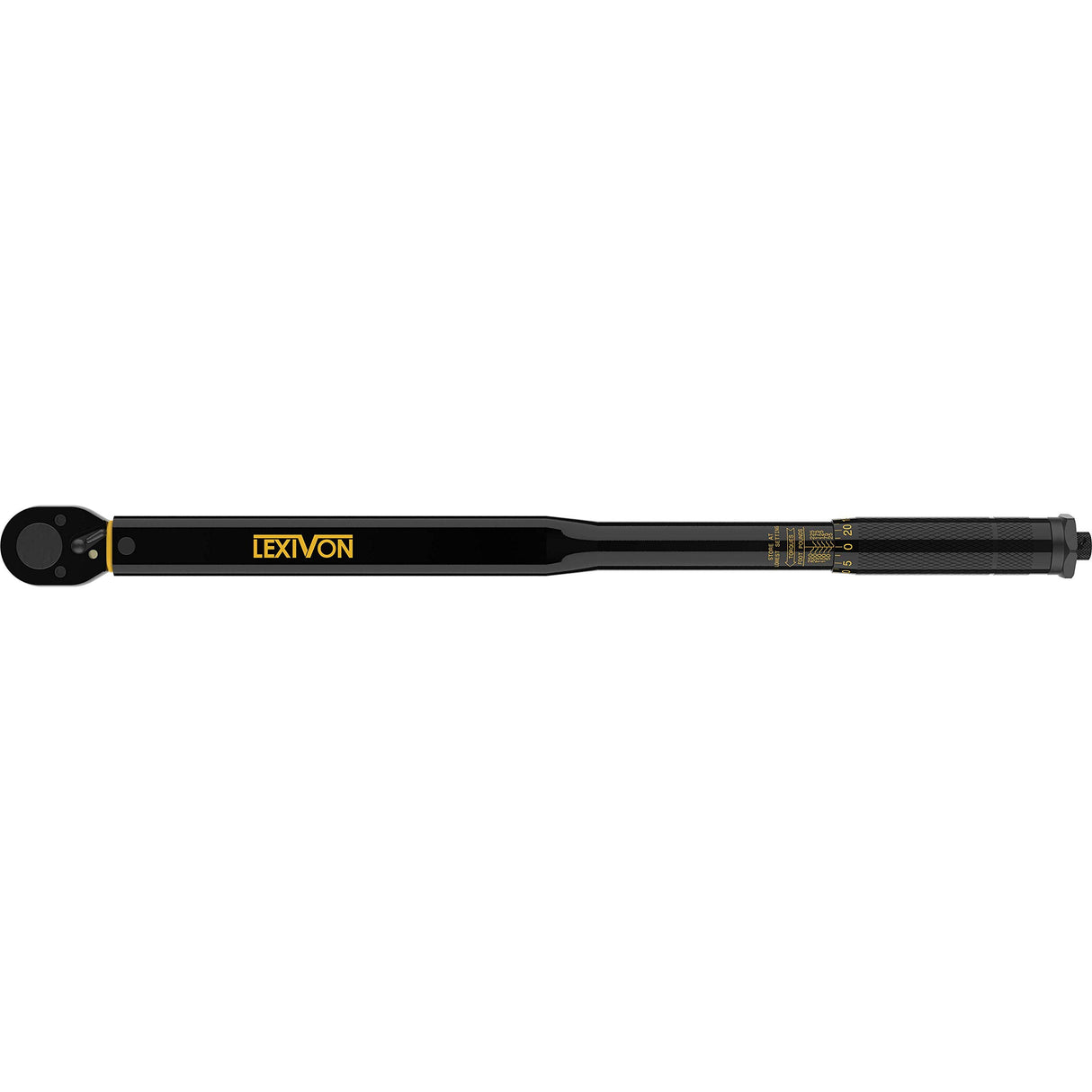 LEXIVON 1/2-Inch Drive Click Torque Wrench 25-250 Ft-Lb/33.9-338.9 Nm (LX-184)