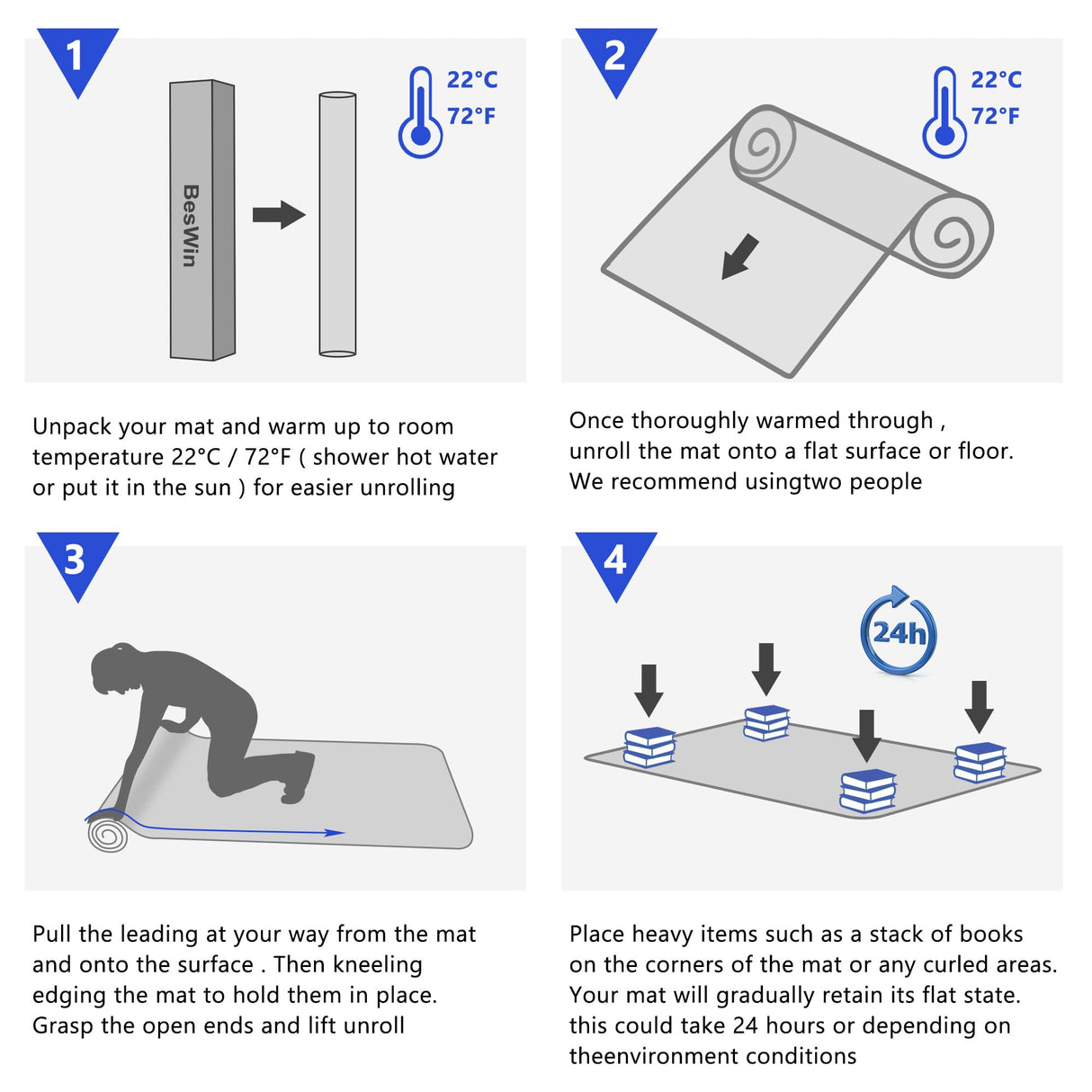 Clear Chair Mat for Hardwood Floor - 36"x48" Heavy Duty Desk Chair Mats for Office Chair - Transparent Computer Floor Mat Office Home Floor Protection Mat for Wood/Tile
