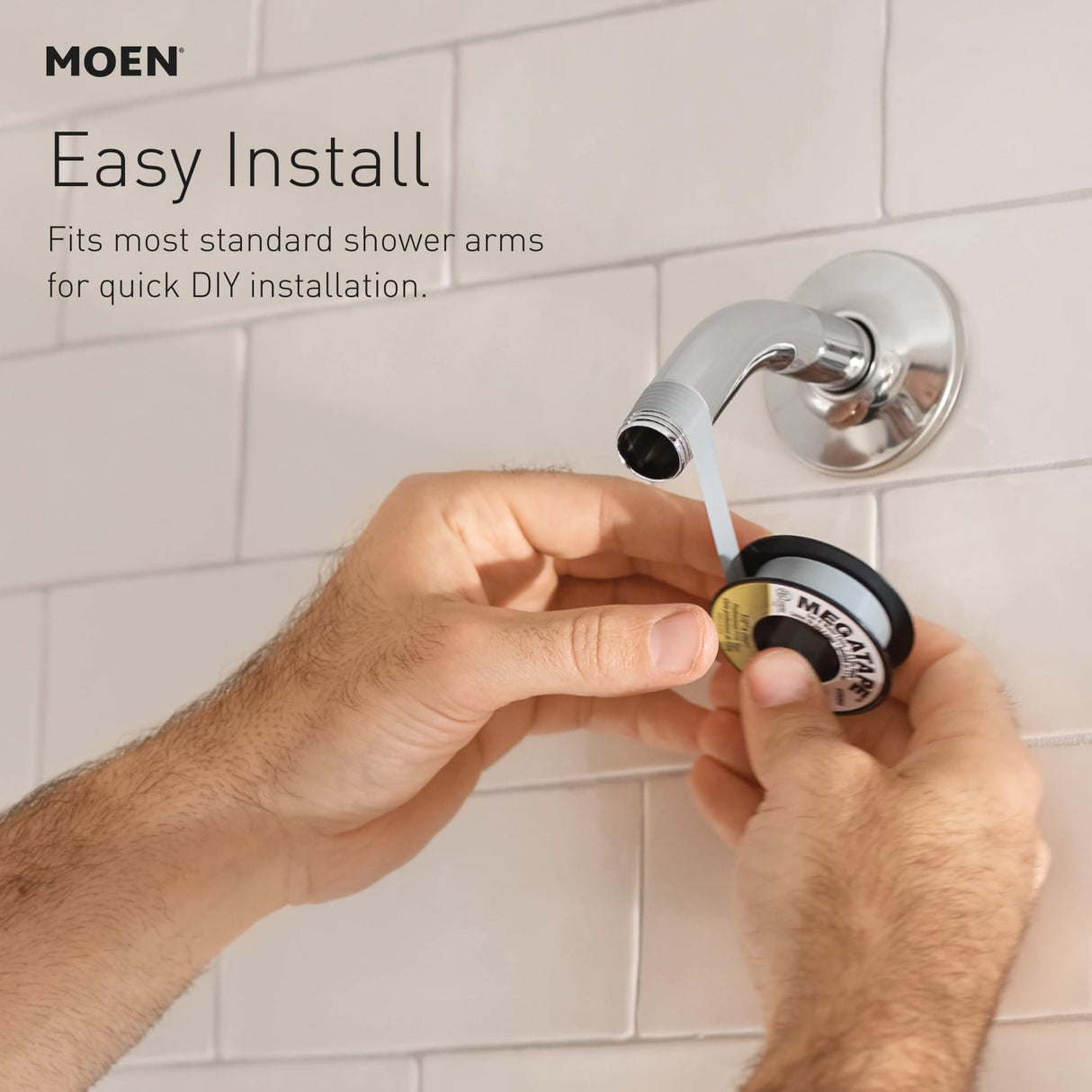 Moen Engage Magnetix Shower Head with Handheld Sprayer, 6 Spray Functions, Spot Resist Brushed Nickel, 26100EPSRN