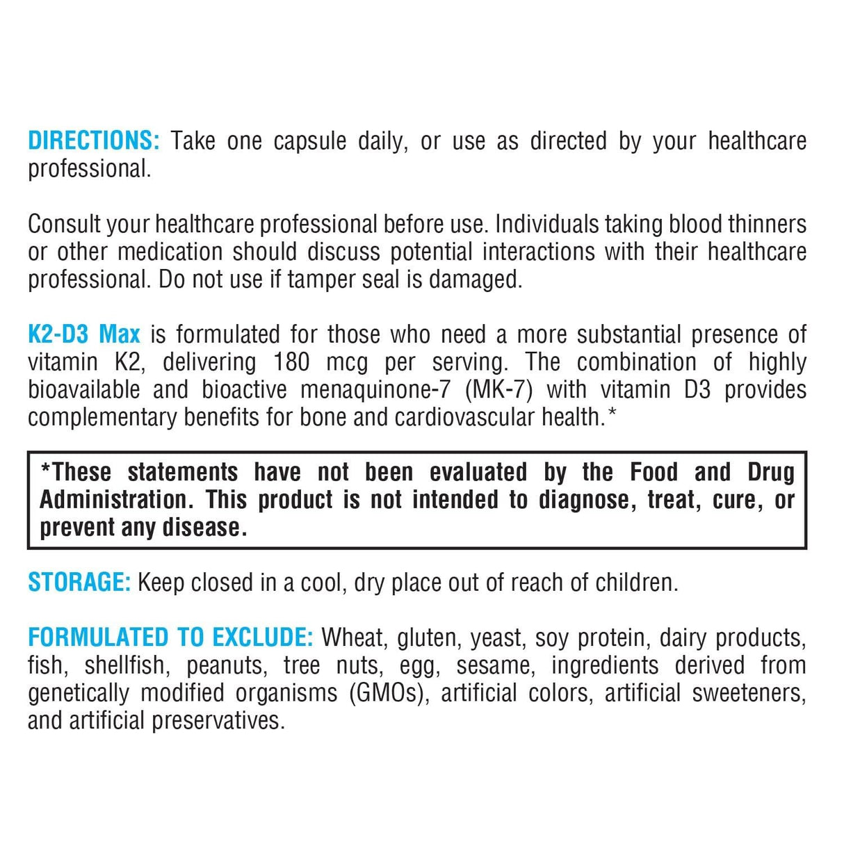 XYMOGEN K2-D3 5000 - Vitamin D3 K2 Supplement for Immune, Bone & Cardiovascular Support* - Non-GMO, Gluten Free, Vegetarian - 60 Capsules