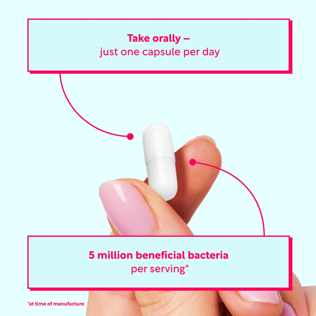 repHresh Pro-B Vaginal Probiotic Supplement for Women, Clinically Tested, 30 Capsules