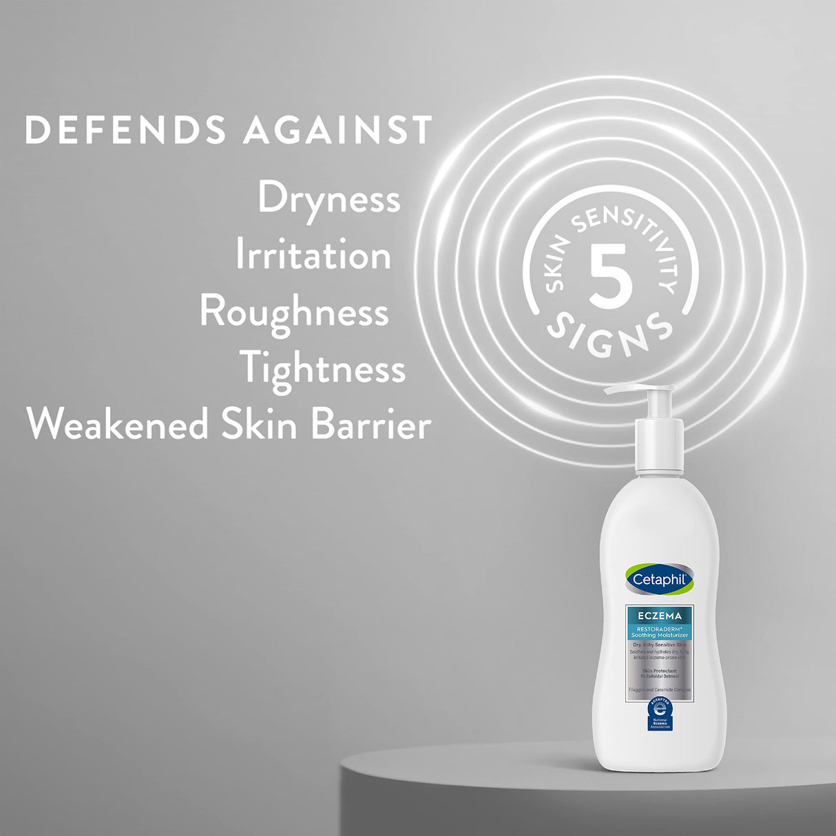 Cetaphil RESTORADERM Itch Control Moisturizing Lotion, 10 fl oz (Pack of 3), Soothes Dry, Irritated, Eczema Prone Skin, No Added Fragrance, (Packaging May Vary)