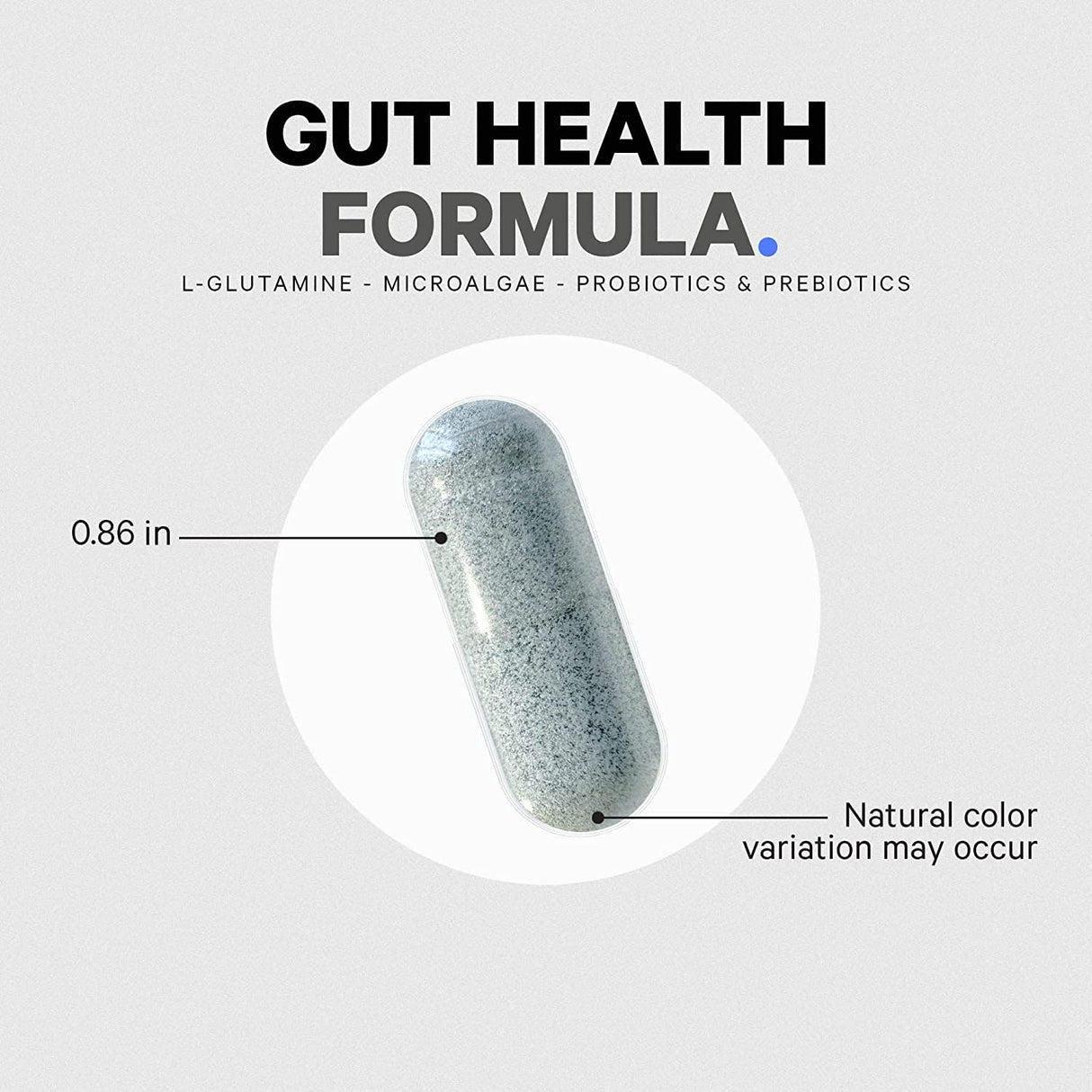 Codeage Gut Health Supplements Vegan Formula - L Glutamine, Zinc, Turkey Tail Mushroom Powder, Tonic Mushroom, Maitake, Micro Algae, Mineral, Licorice Root DGL - Probiotics, Prebiotics - 180 Capsules