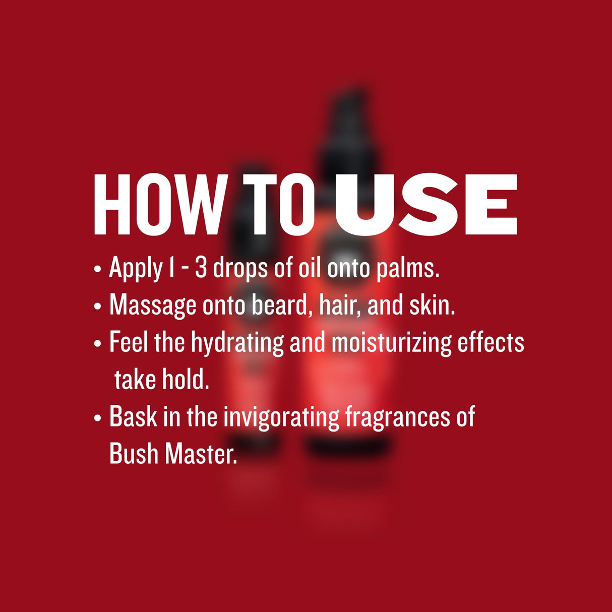 GIBS Grooming Bush Master Beard, Hair & Tattoo Oil- All-Natural with Nutmeg, Leather, Vanilla & Musk Scent- Softens & Strengthens Beard Growth, Moisturizes Skin, 4 Oz.