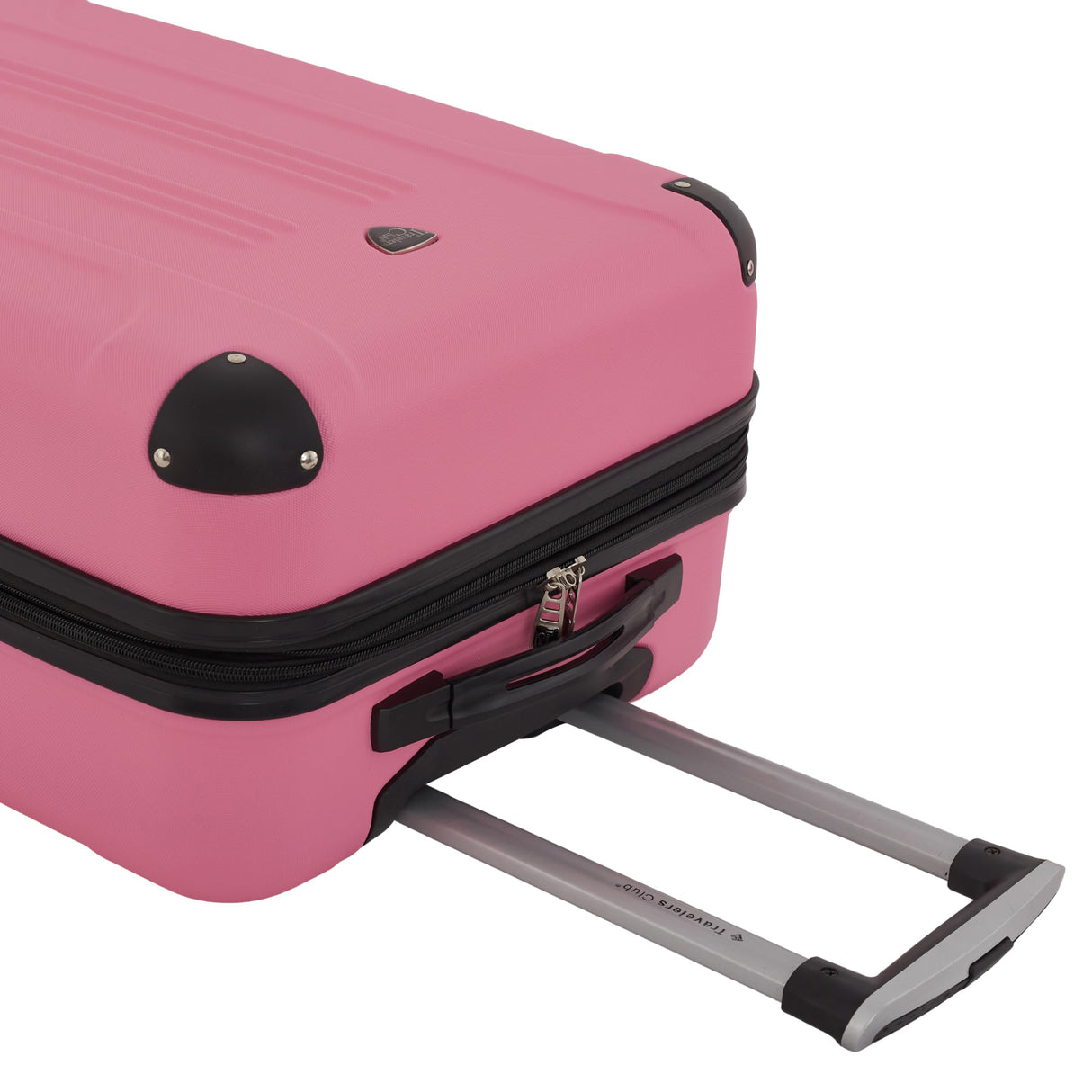 Travelers Club Chicago Hardside Expandable Spinner Luggage, Hot Pink, 5 Piece Set