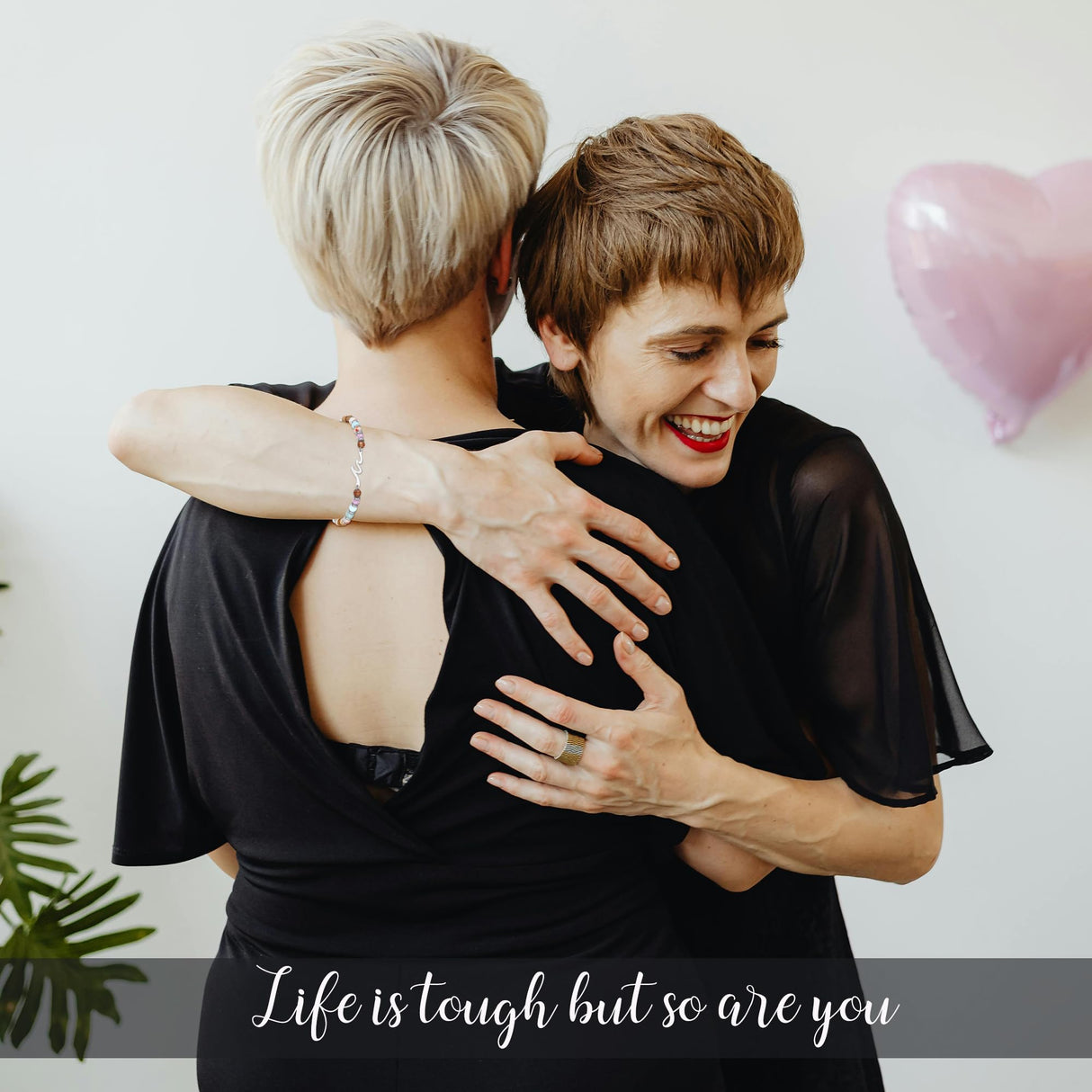 Inspirational Gifts for Women, Wave Bracelets Friendship Gifts Women Birthday Best Friend Graduation Breast Cancer Survivor Care Get Well Divorce Sympathy Life Is Tough Easter Stocking Stuffers