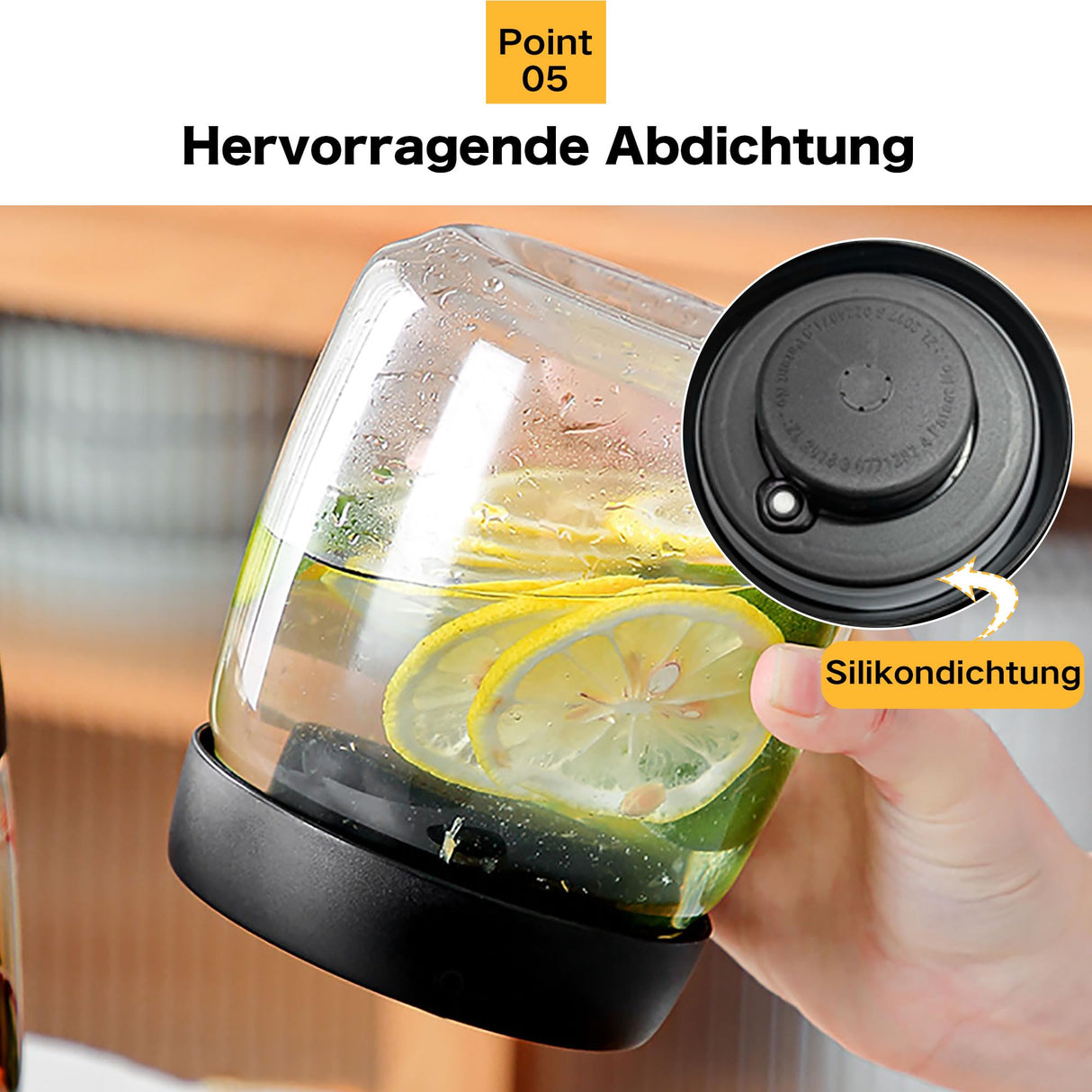 BelleLife Vorratsgläser mit Deckel Vakuumierbare Vorratsdose Kaffeedose 850ml 550ml Küche luftdicht Aufbewahrungsgläser, Gewürz-Spülmaschinenfest, aus Verstärktem Borosilikatglas