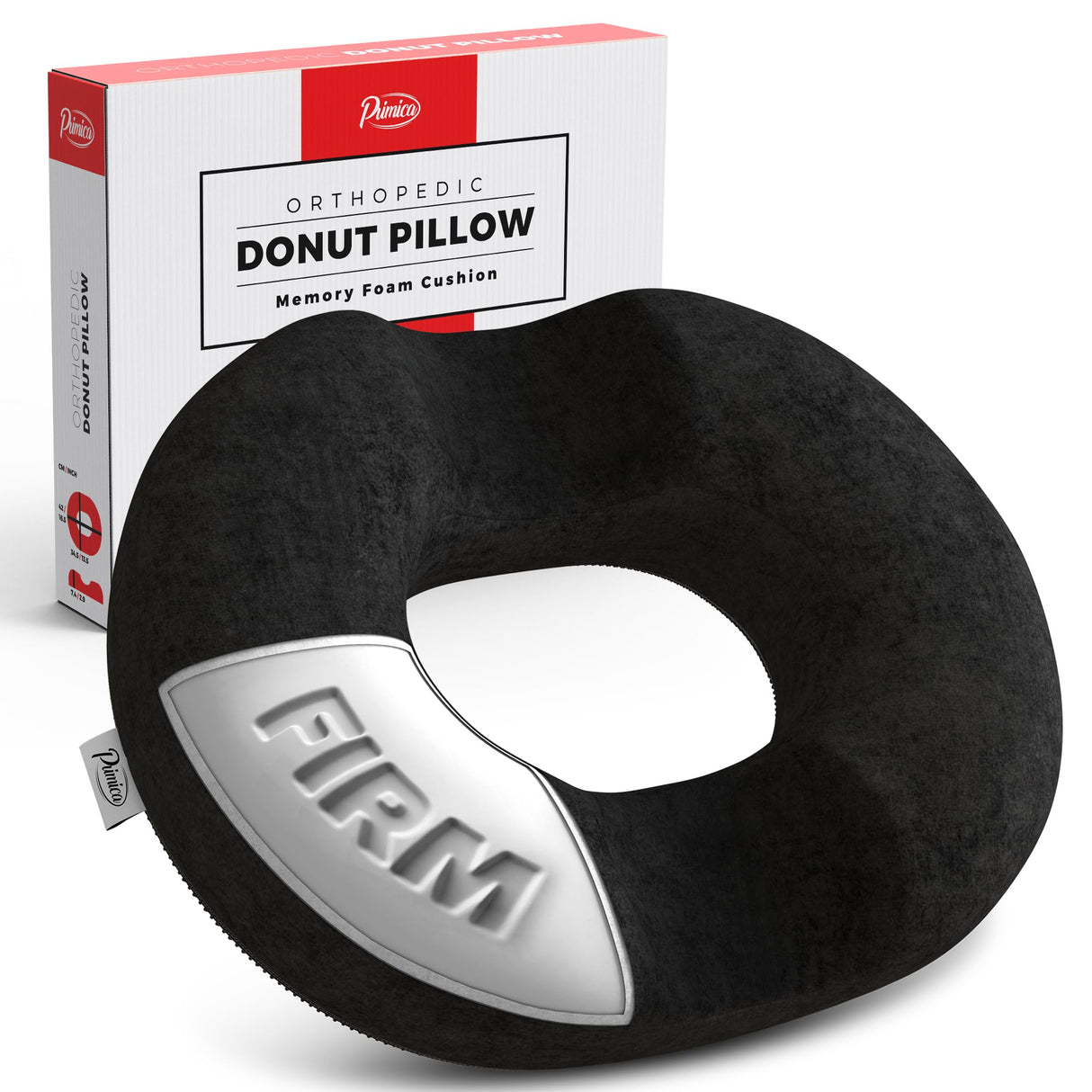 Donut Pillow, Tailbone Pain Relief, Hemorrhoid & Postpartum Cushion for Men and Women, Helps Ease Discomfort from Tailbone, Hemorrhoids, Pregnancy, Surgery (Bodyweight Over 220 LBS)