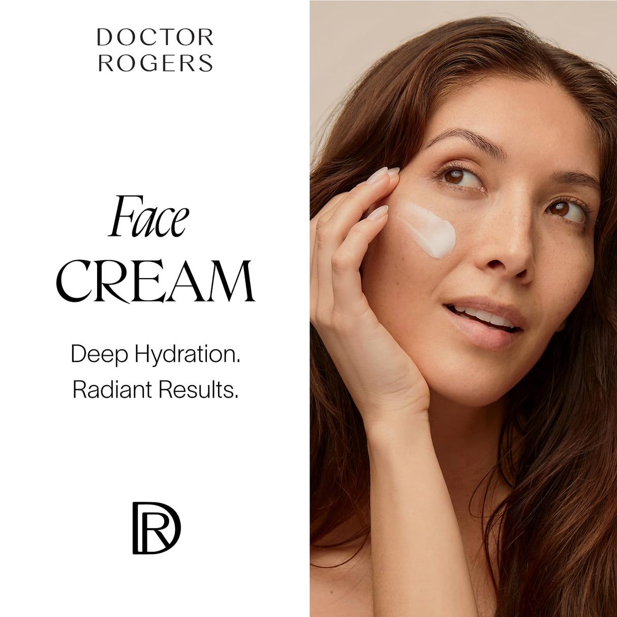 Doctor Rogers Face Cream Moisturizer: Hydrating Facial Cream. With Niacinamide, Shea Butter & Squalane. Anti-Aging & Moisturizing Lotion. Suitable for Sensitive & Dry Skin, 1.7 Ounce (50ml)