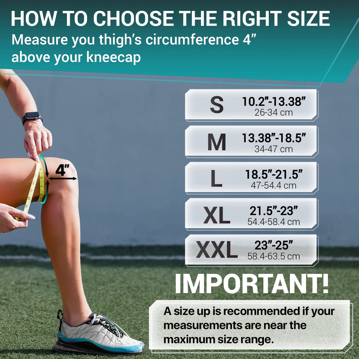 DR. BRACE ELITE Knee Brace with Side Stabilizers & Patella Gel Pads for Maximum Knee Pain Support and fast recovery for men and women-Please Check How To Size Video (Earth, Small)
