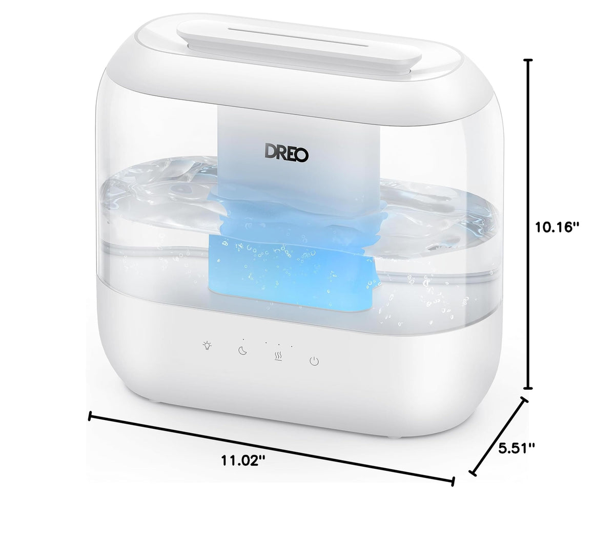 DREO 4L Humidifiers for Bedroom, 36H Runtime, 28 dB Quiet, HM311