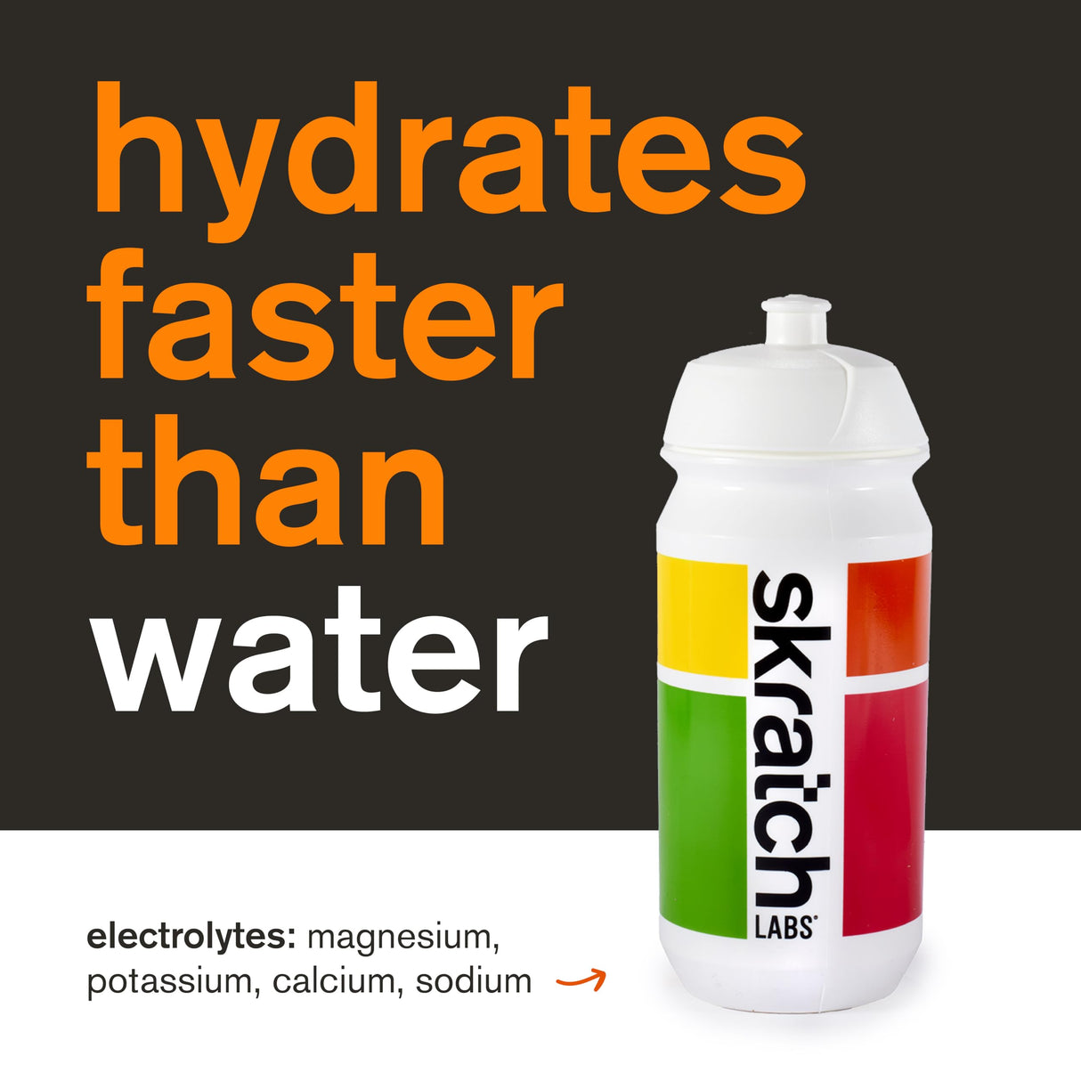 Skratch Labs Hydration Powder | Sport Drink Mix | Electrolytes Powder for Exercise, Endurance, and Performance | Orange | 60 Servings | Non-GMO, Vegan, Kosher