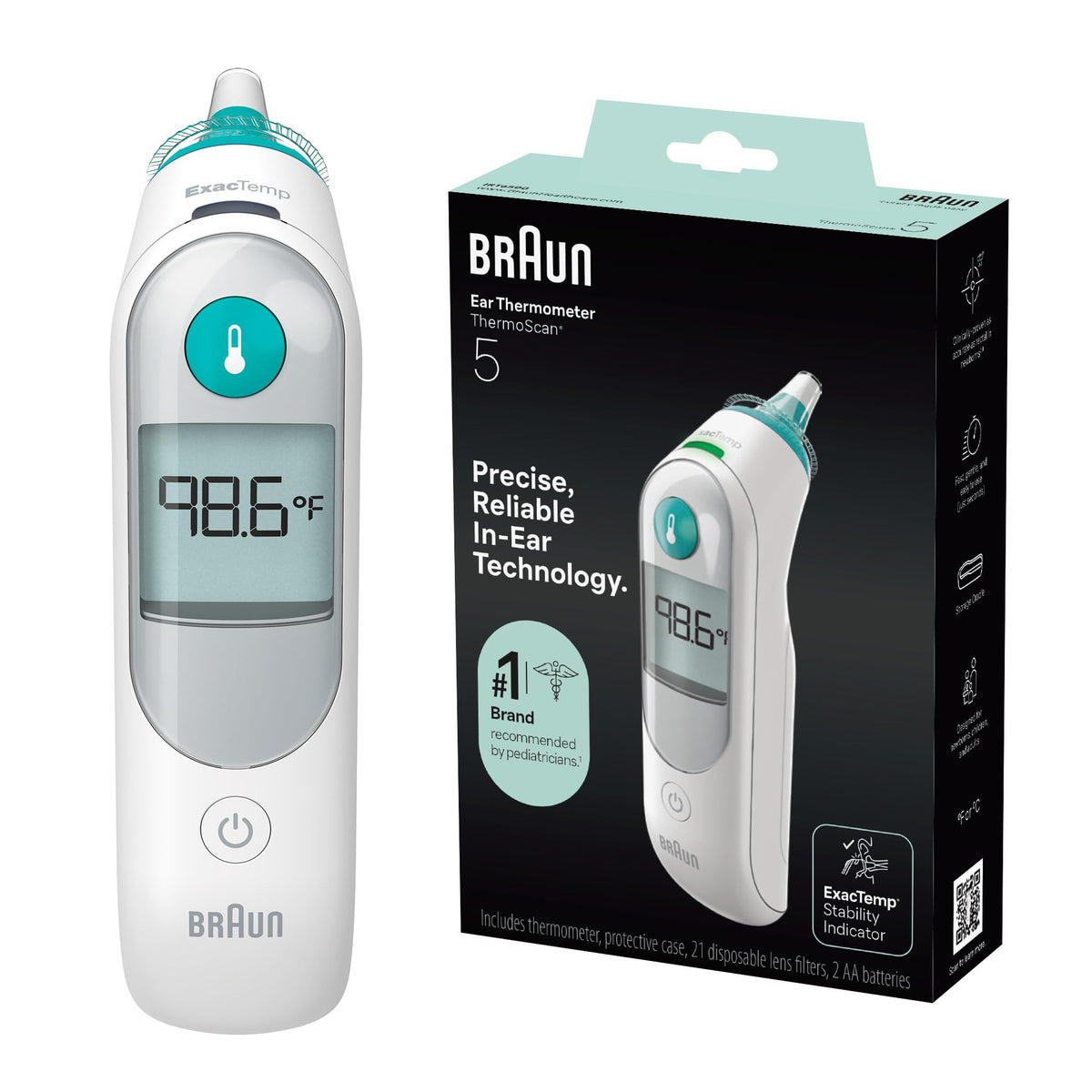 Braun ThermoScan 5 Digital Display Ear Thermometer