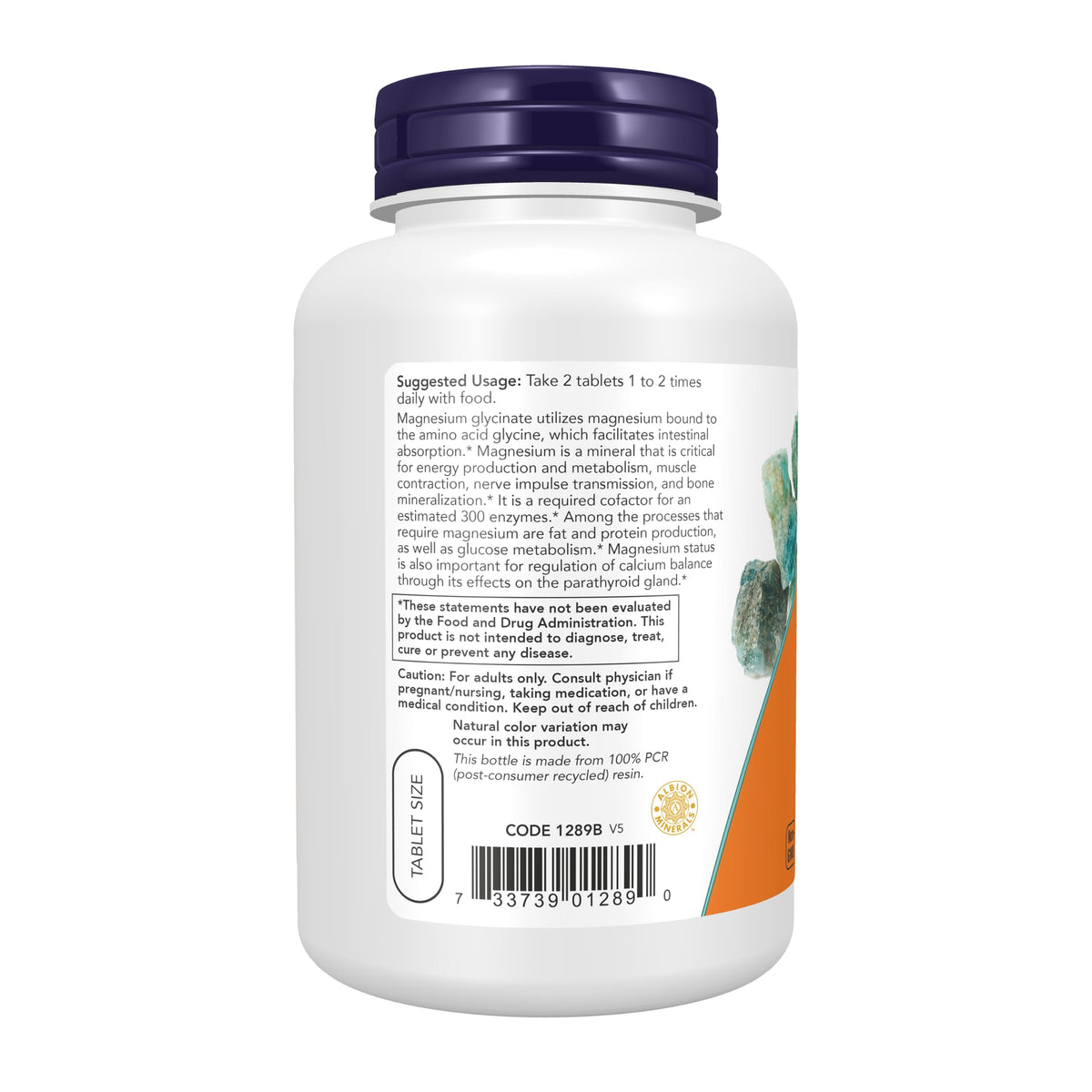 Now Supplements, Magnesium Glycinate 100 mg, 180 Tabs