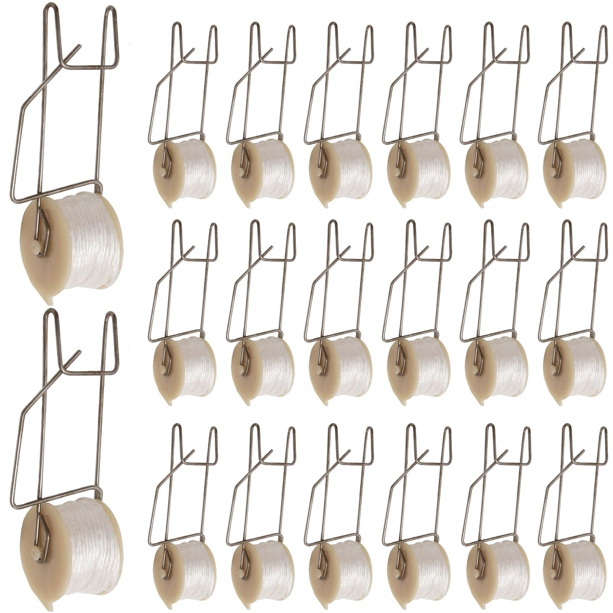 Aynaxcol 20pcs Plant Climbing Hooks Tomato Roller Hooks, Tomato Support Hooks Garden Hooks for Tomato Vine Flower Plant Twine Crop