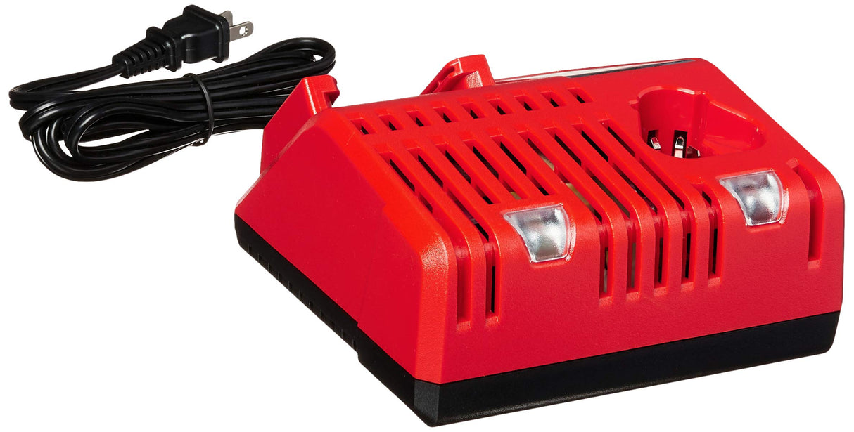 Milwaukee 48-59-1850 M18 RED LITHIUM XC 5.0 Ah Batteries (2) + 48-59-1812 M12 and M18 Multi Voltage Charger kit