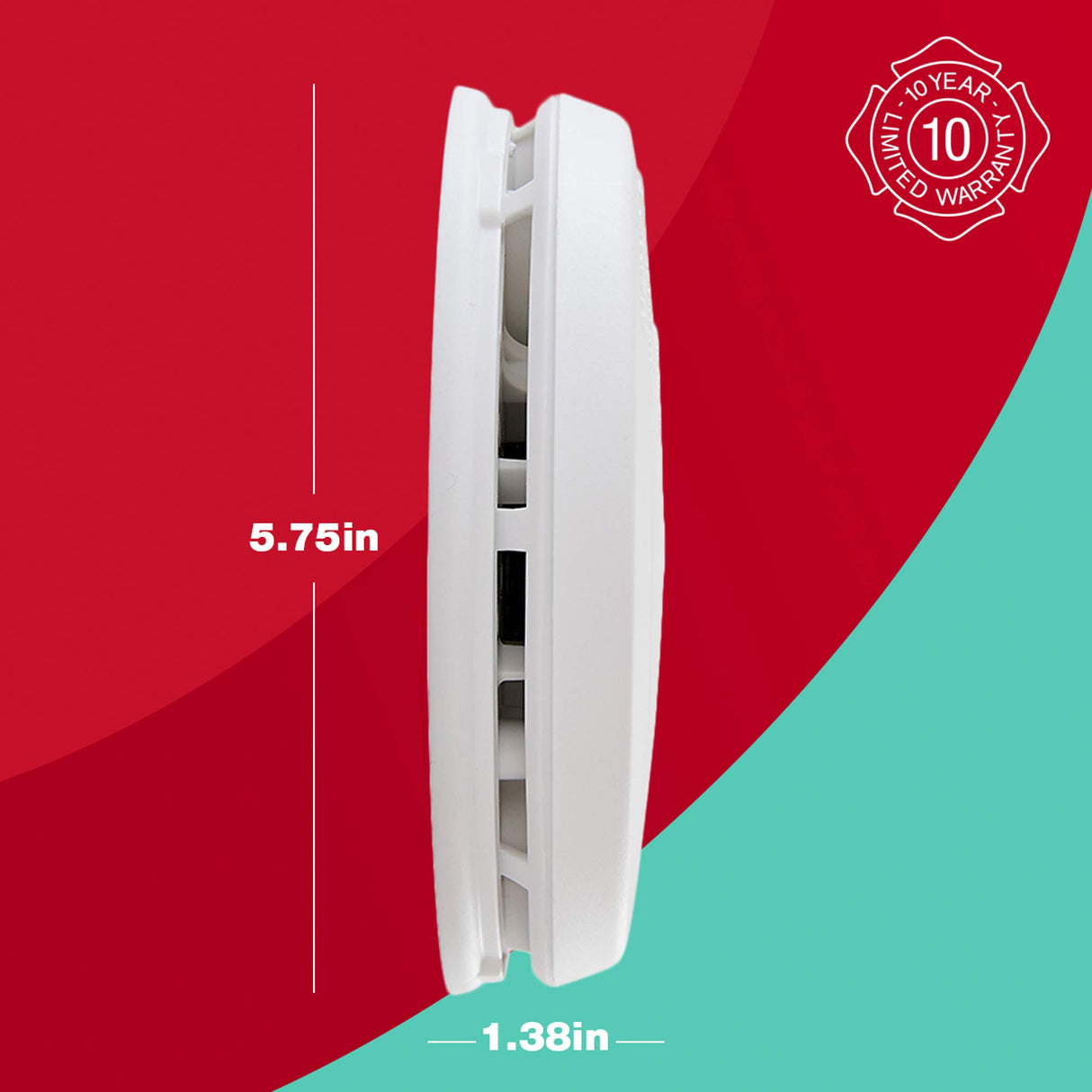 FIRST ALERT BRK PRC710V Talking Smoke and Carbon Monoxide Alarm with Built-In 10-Year Battery , White , PRC710 Voice