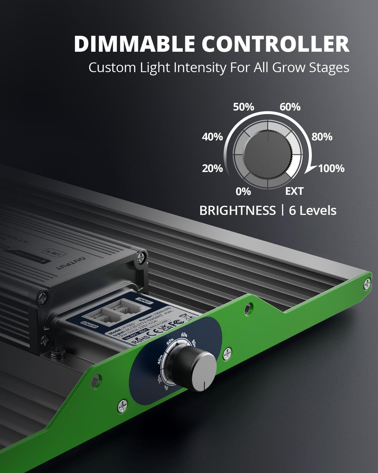 100 Watt LED Grow Light for Seed Starting Vegetables Bloom, Plant Lights