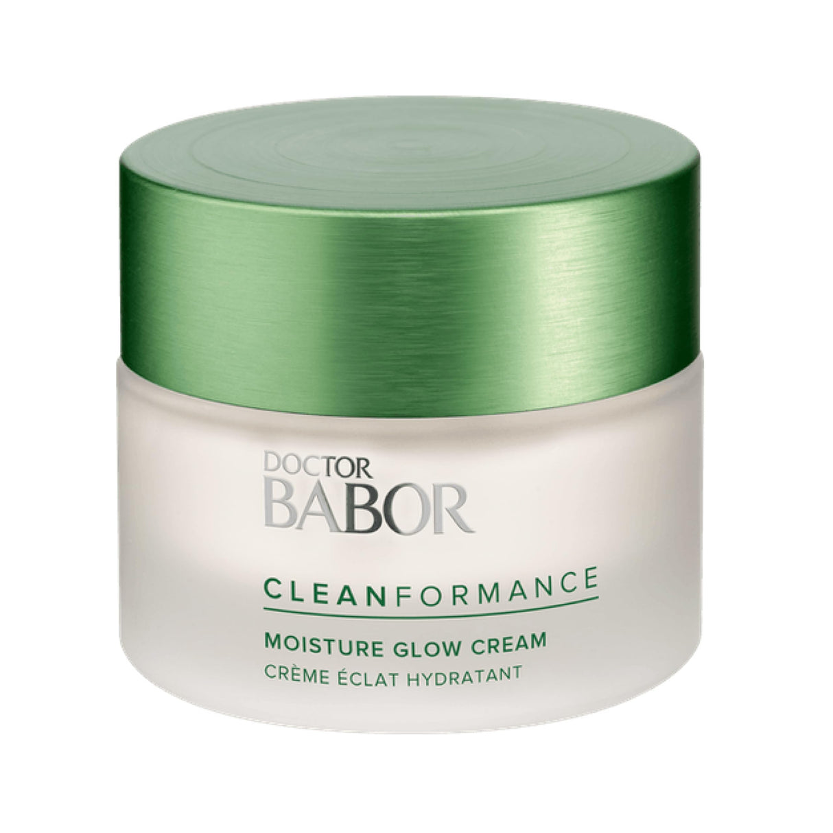 BABOR CLEANFORMANCE Moisture Glow Cream, Lightweight Daily Moisturizer with Light-Reflecting Pigments, Instant Glow and Hydration, Prebiotics & Probiotics Facial Cream, Radiant Even Complexion, 1.7 oz