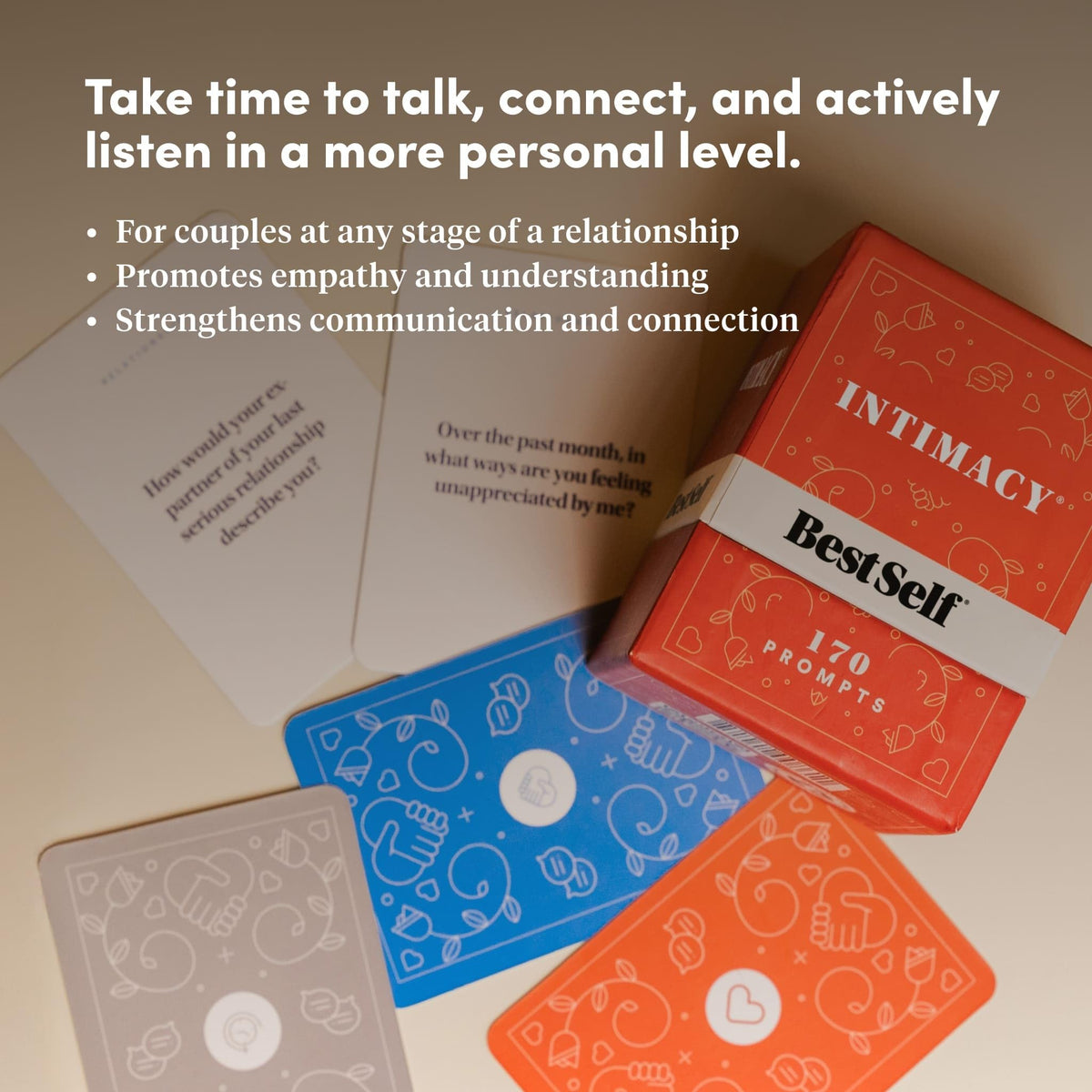 BestSelf Intimacy Deck โ 170 Conversation Cards for Couples