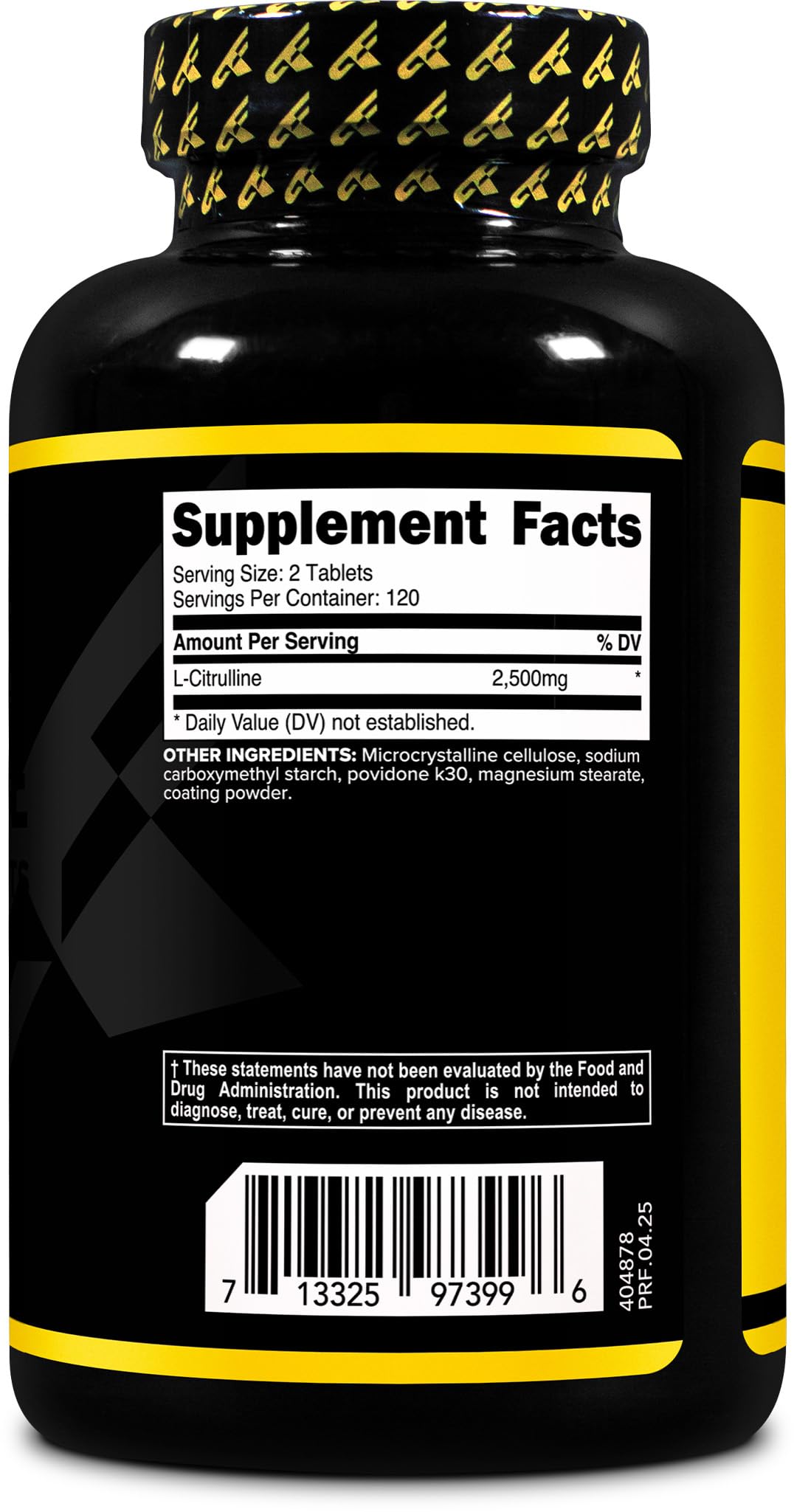 Primaforce L-Citrulline 2500mg, 240 Tablets, 120 Servings