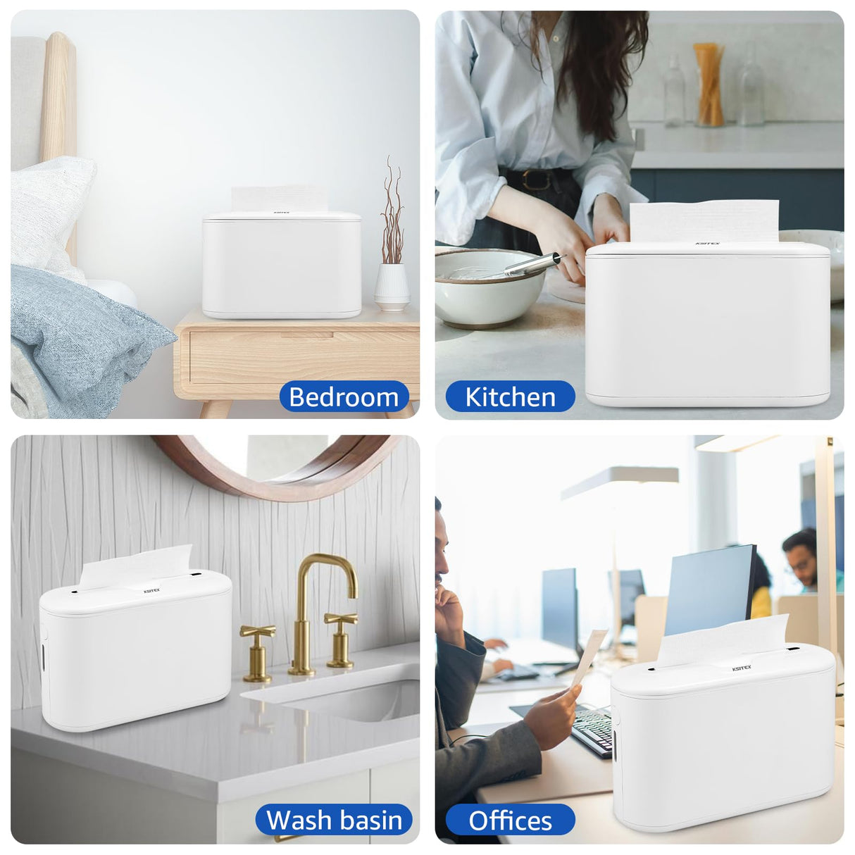 Countertop Paper Towel Holder Dispenser,Commercial Paper Towel Dispenser,Multifold Trifold Z-Fold Paper Towel Holder,Napkin Holder Dispenser,Hand Towel Dispenser for Home Kitchen Restaurant (White, M)
