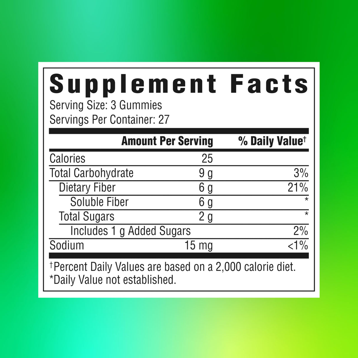 Benefiber Prebiotic Fiber Supplement Gummies for Digestive Health, Assorted Fruit Flavor - 81 Count