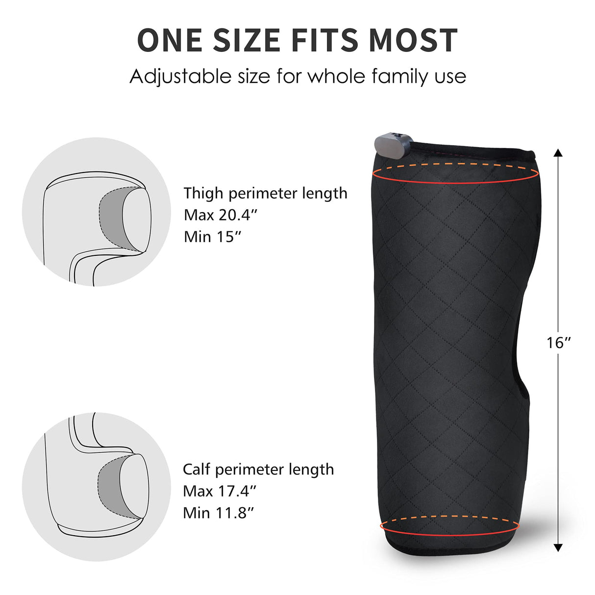 COMFIER Heated Knee Massager with Heating Pad for Knee Pain Relief,Gifts for Men Women Dad Mom,Knee Warmers Wrap, FSA or HSA Eligible,Heated Knee Pad for Men Women Seniors