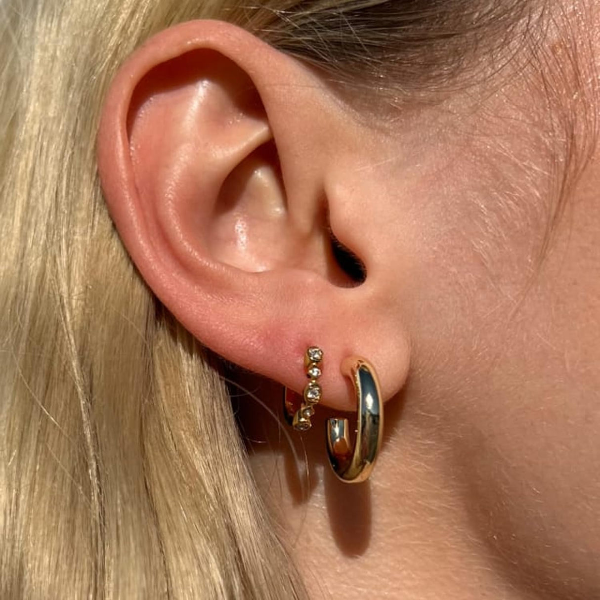 Kendra Scott Colette Huggie Earrings in 14k Gold-Plated Brass, Fashion Jewelry for Women