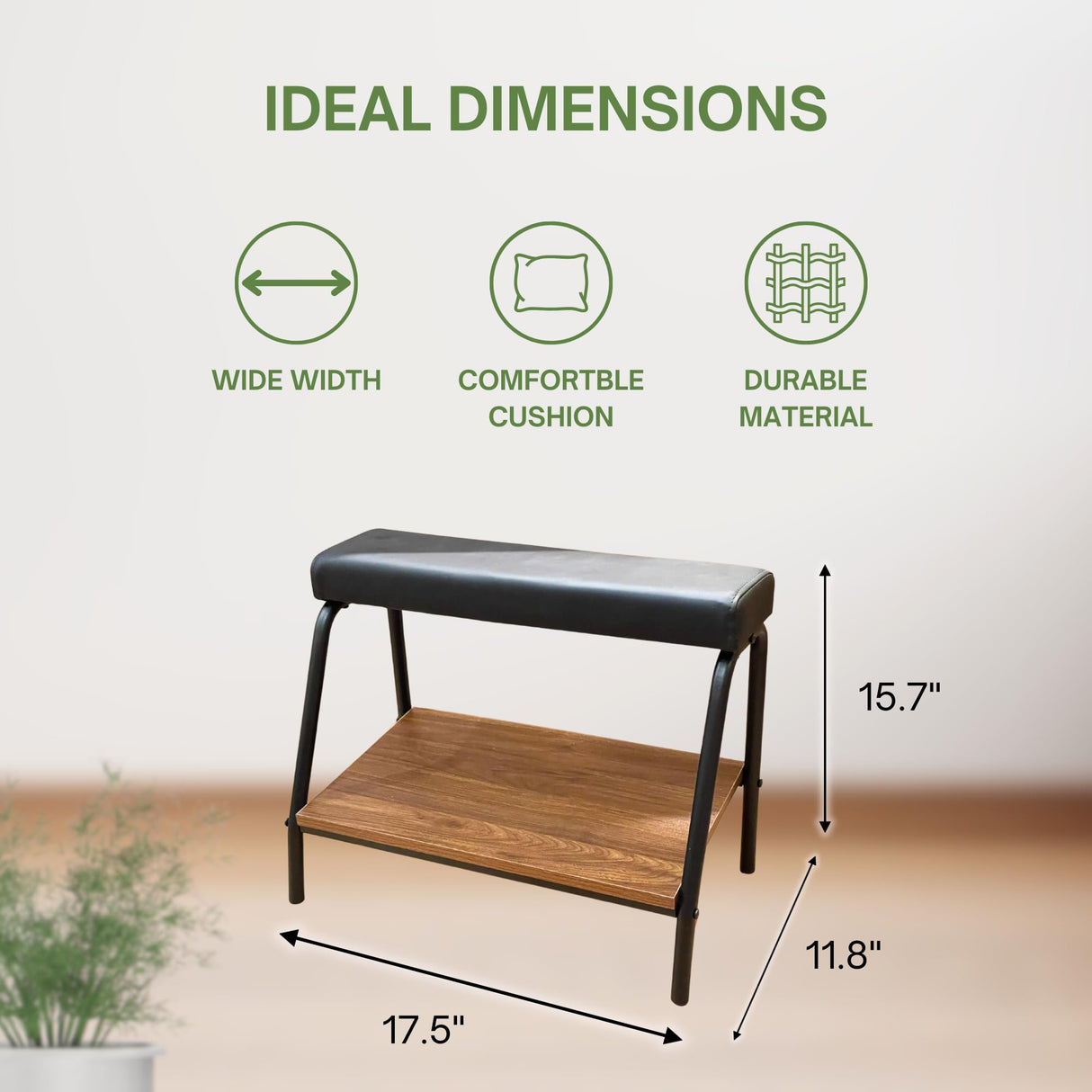 Double Step Footrest Under Desk Versatile Foot Stool Ottoman for Comfortable Desk Work Office Life