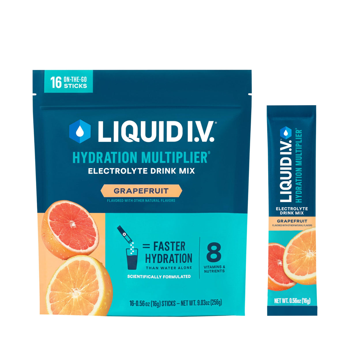 Liquid I.V.® Hydration Multiplier - Acai Berry | Electrolyte Powder Drink Mix | 1 Pack (16 Servings)