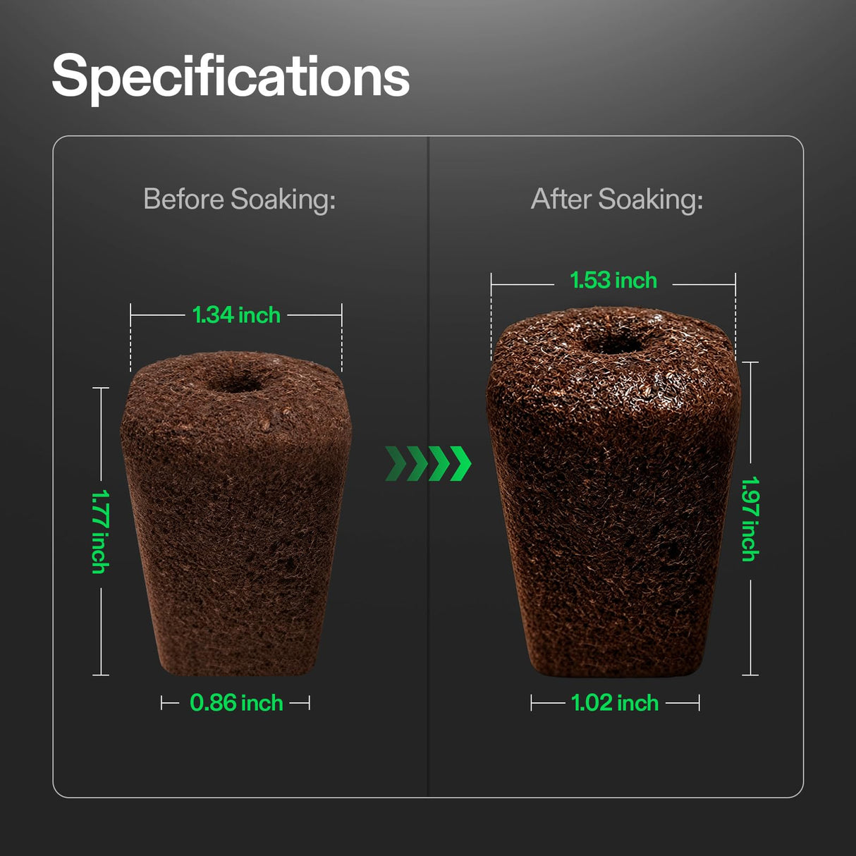 VIVOSUN Seed Rooter, Plant Starter Plugs, Support Robust Roots for Seedlings and Cuttings, 40 Cubes, Designed for VSeed Smart Box & Seed Starter Trays