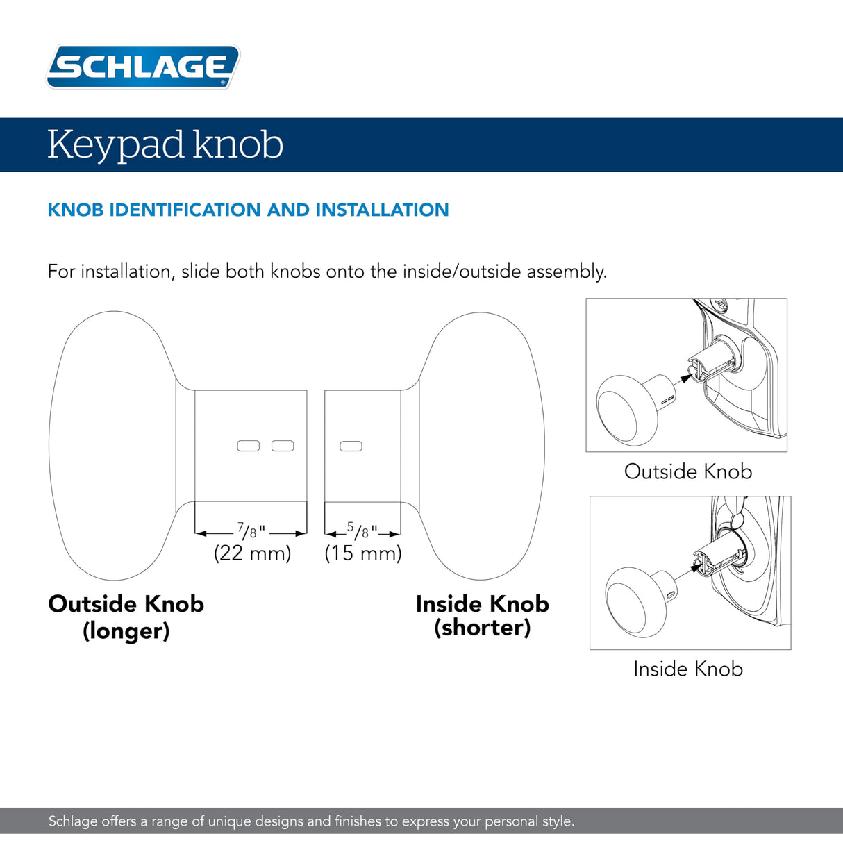 Schlage Camelot Keypad Lock with Lever Handle, Electronic Keyless Door Entry, Flex Lock Auto‑Lock Option, Satin Chrome, FE595 CAM 626 ACC