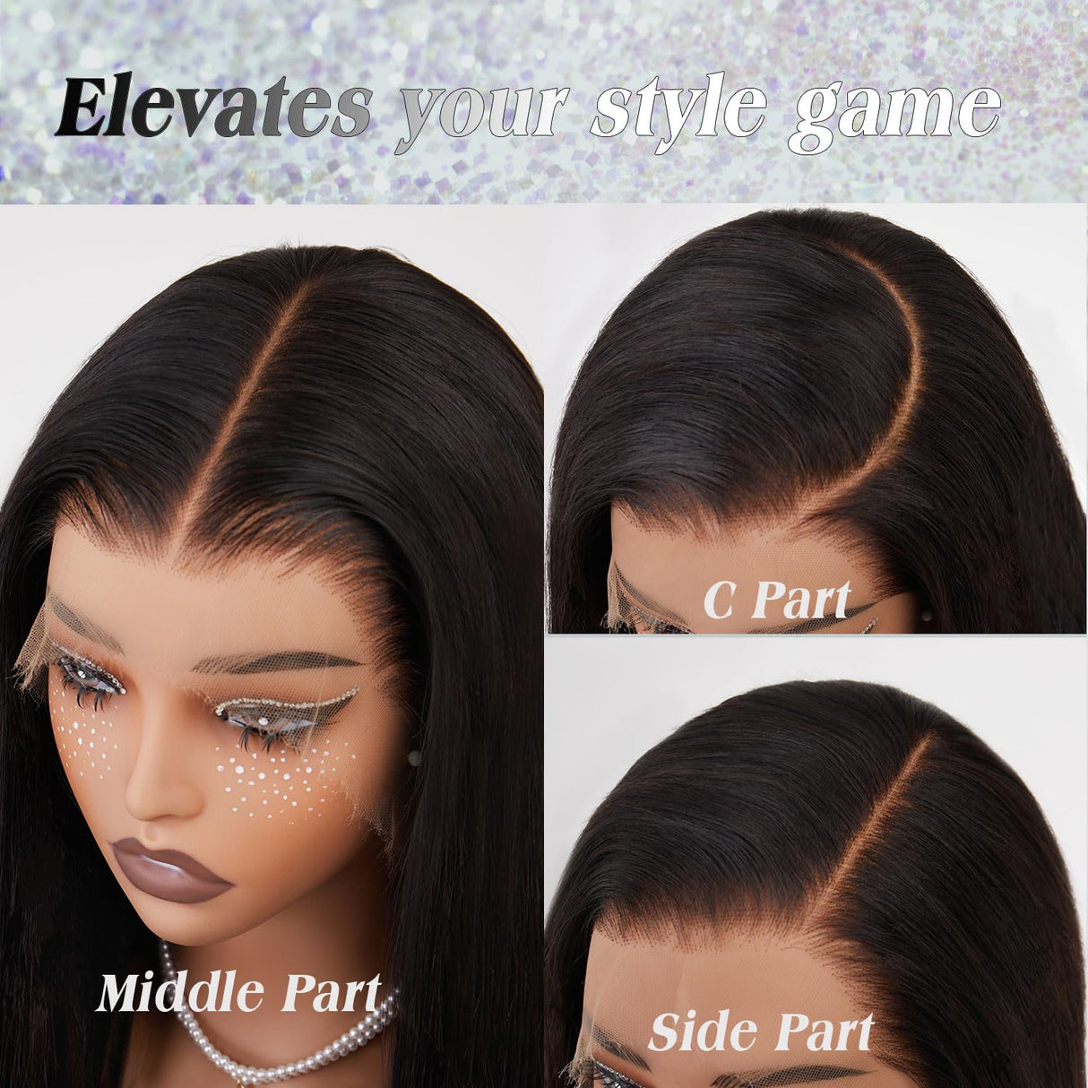 13x6 FULL SKINLIKE Real HD Lace Front Wigs Human Hair Pre Plucked Bleached Tiny Knots 200 Density 0.10mm Ultra-thin Invisible Glueless Lace Wig Straight Frontal Wigs for Women Human Hair 22 Inch
