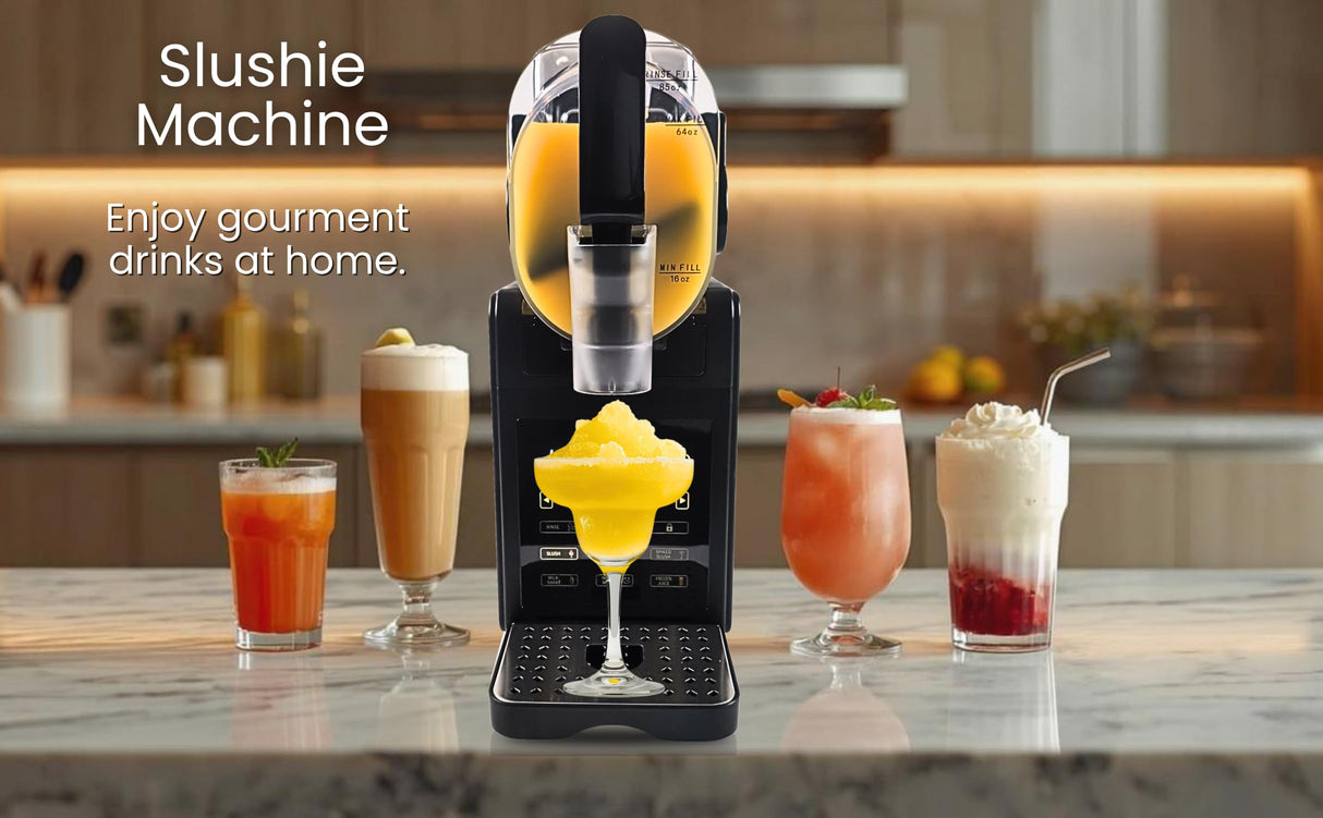 Frozen Drink Maker with RapidChill™ Technology – 85 oz Vessel, 64 oz Max Fill – Slushie, Margarita, Smoothie & Frozen Cocktail Machine, No Ice Needed