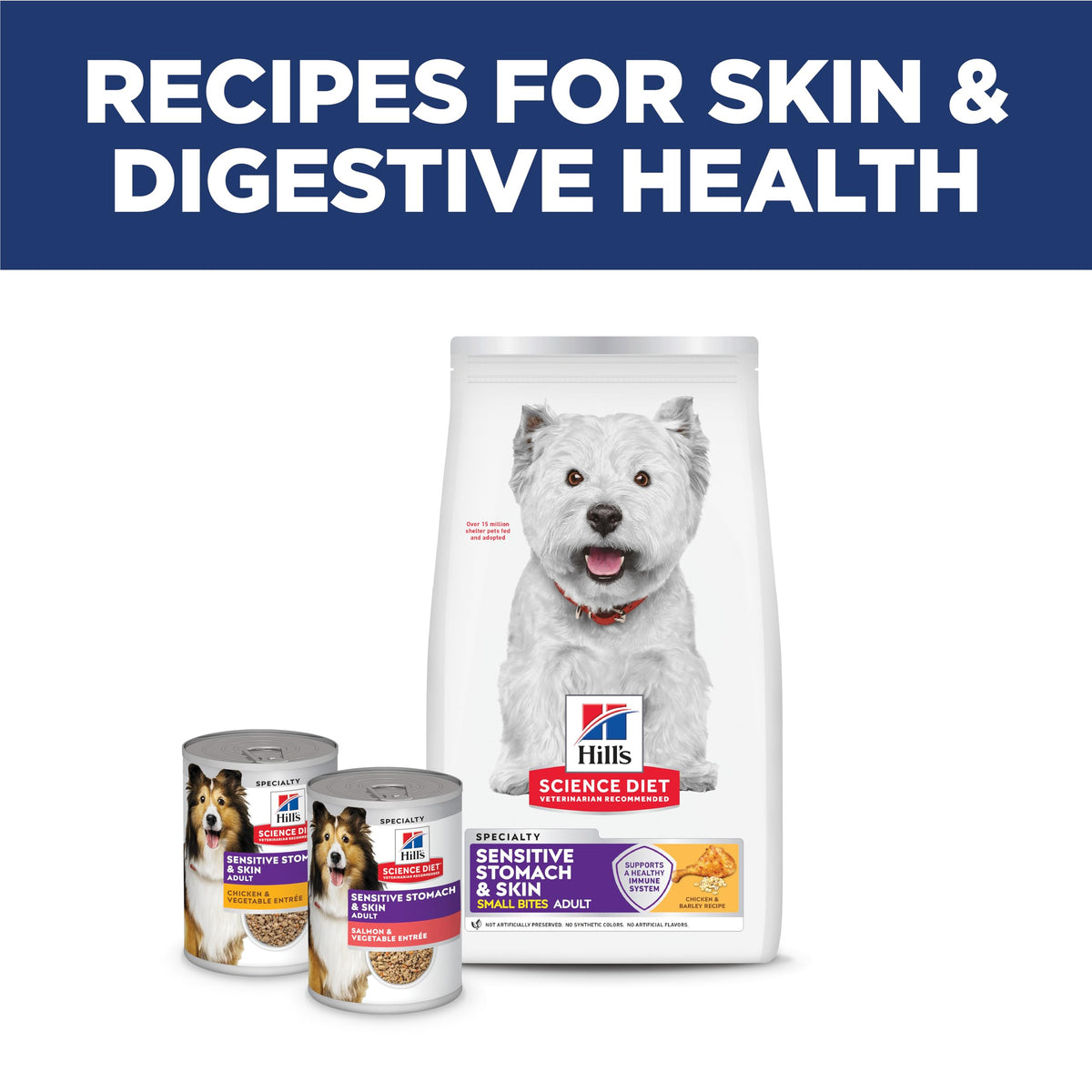 Hill's Science Diet Sensitive Stomach & Skin Small Bites Dry Dog Food