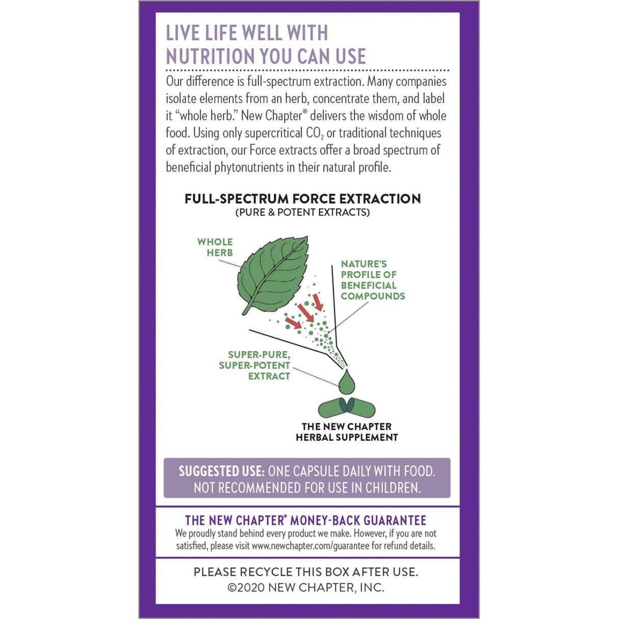 New Chapter Stress Relief Supplement - Holy Basil Force with Supercritical Holy Basil for Stress Support + Immune Support + Non-GMO Ingredients - Vegetarian Capsules, 120 Count