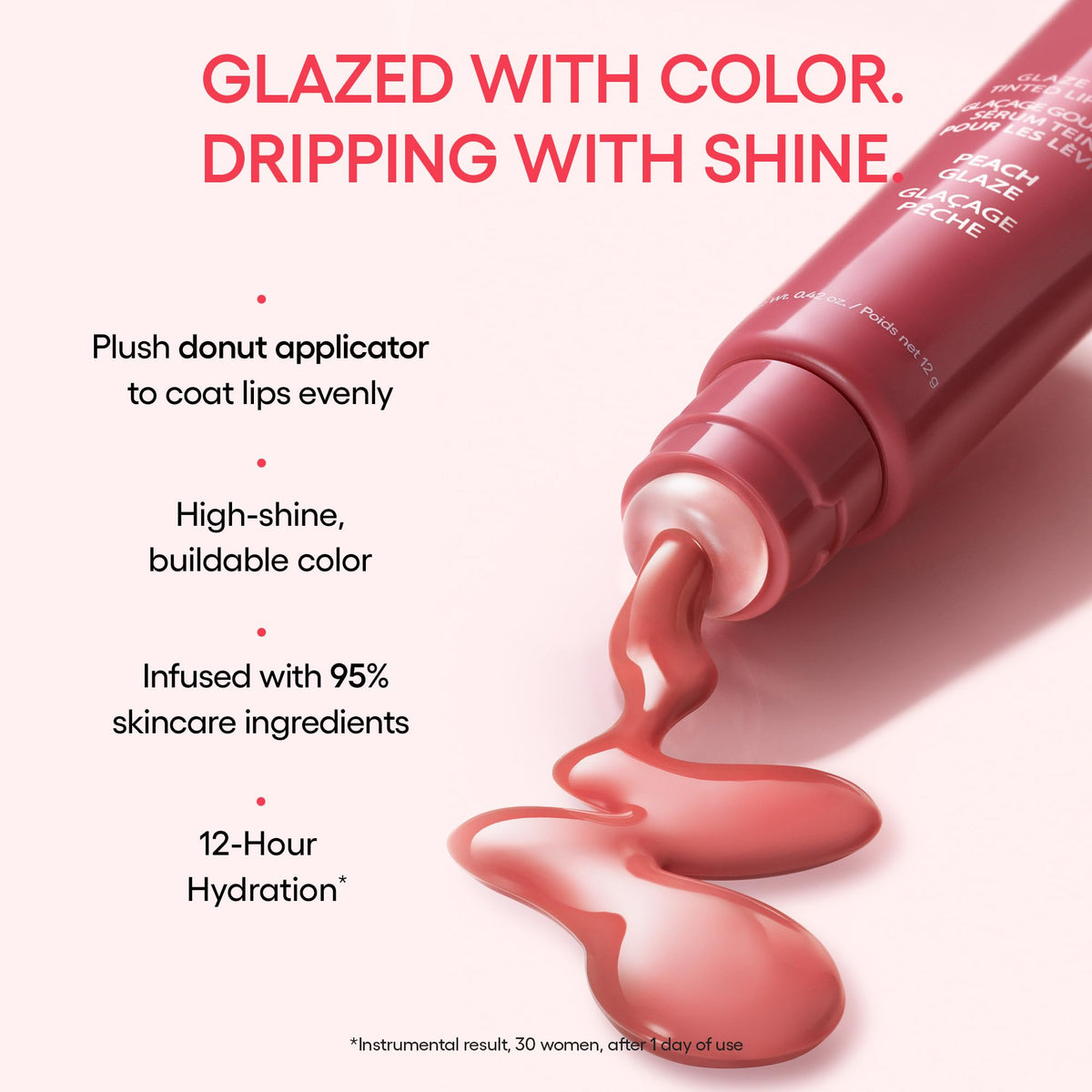 LANEIGE Glaze Craze Tinted Lip Serum with Plumping Polypeptides