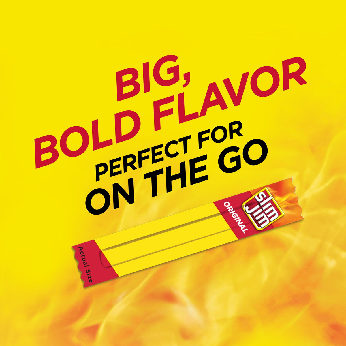 Slim Jim Smoked Jerky Meat Snack Sticks, Original Flavor, 0.28 oz., 100-ct