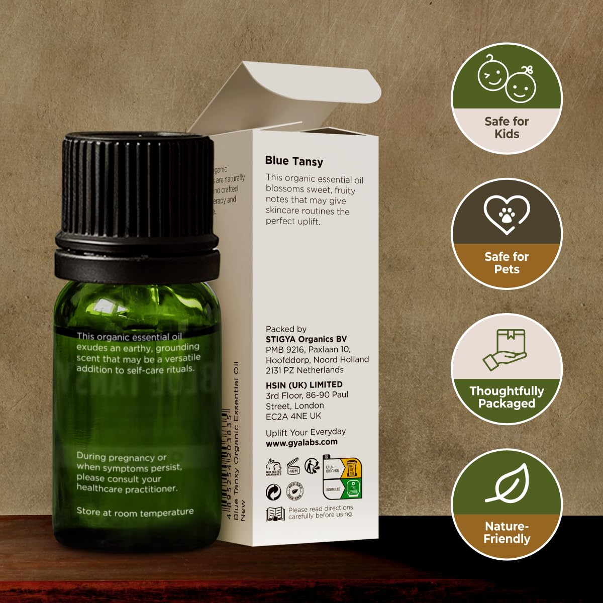 Gya Labs Blue Tansy Essential Oils for Skin - 100% Pure Natural Organic Blue Tansy Oil for Face, Diffuser, Candle Making (0.17 Fl Oz)