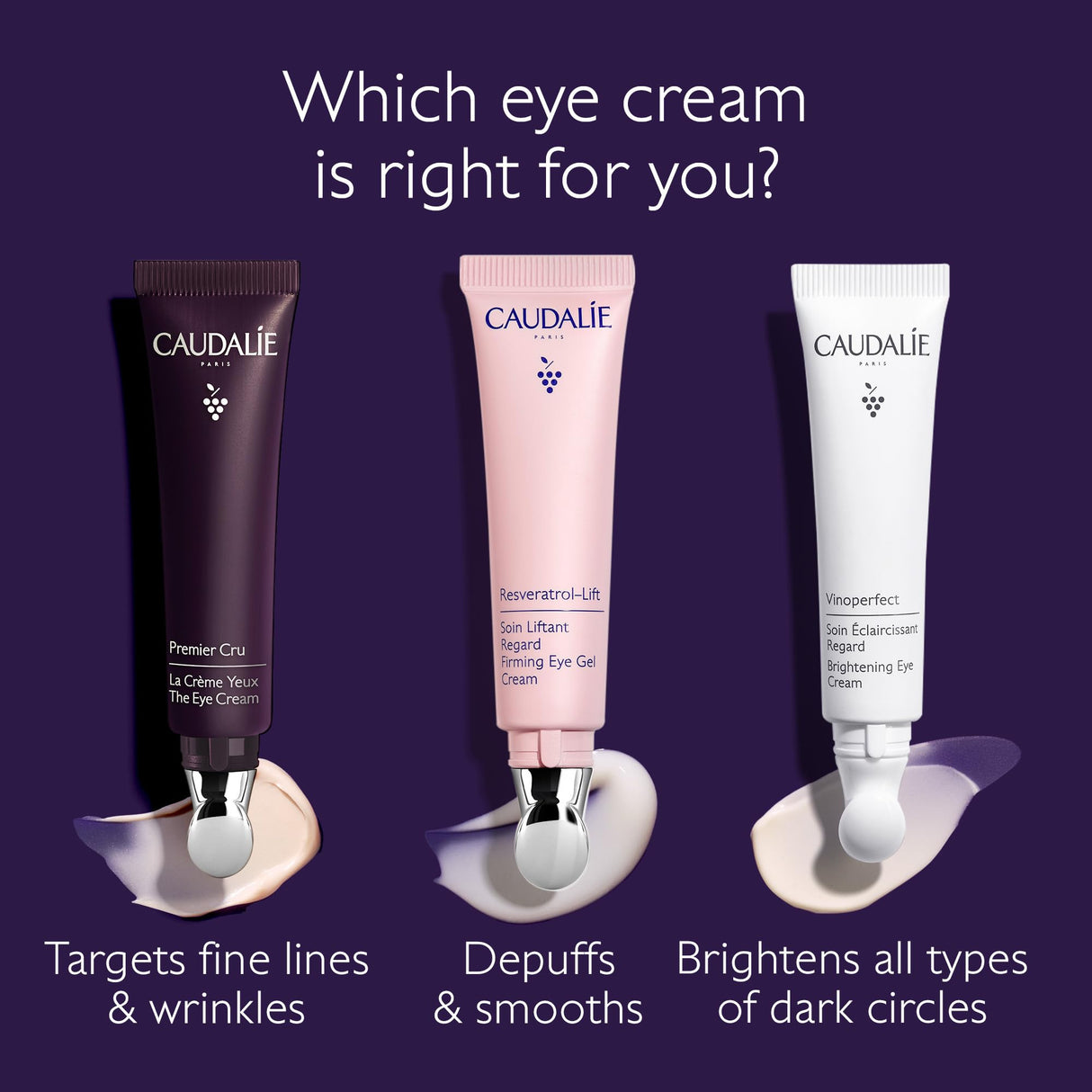 Caudalie Premier Cru Anti-Aging Eye Cream for Fine Lines and Wrinkles - 15 mL