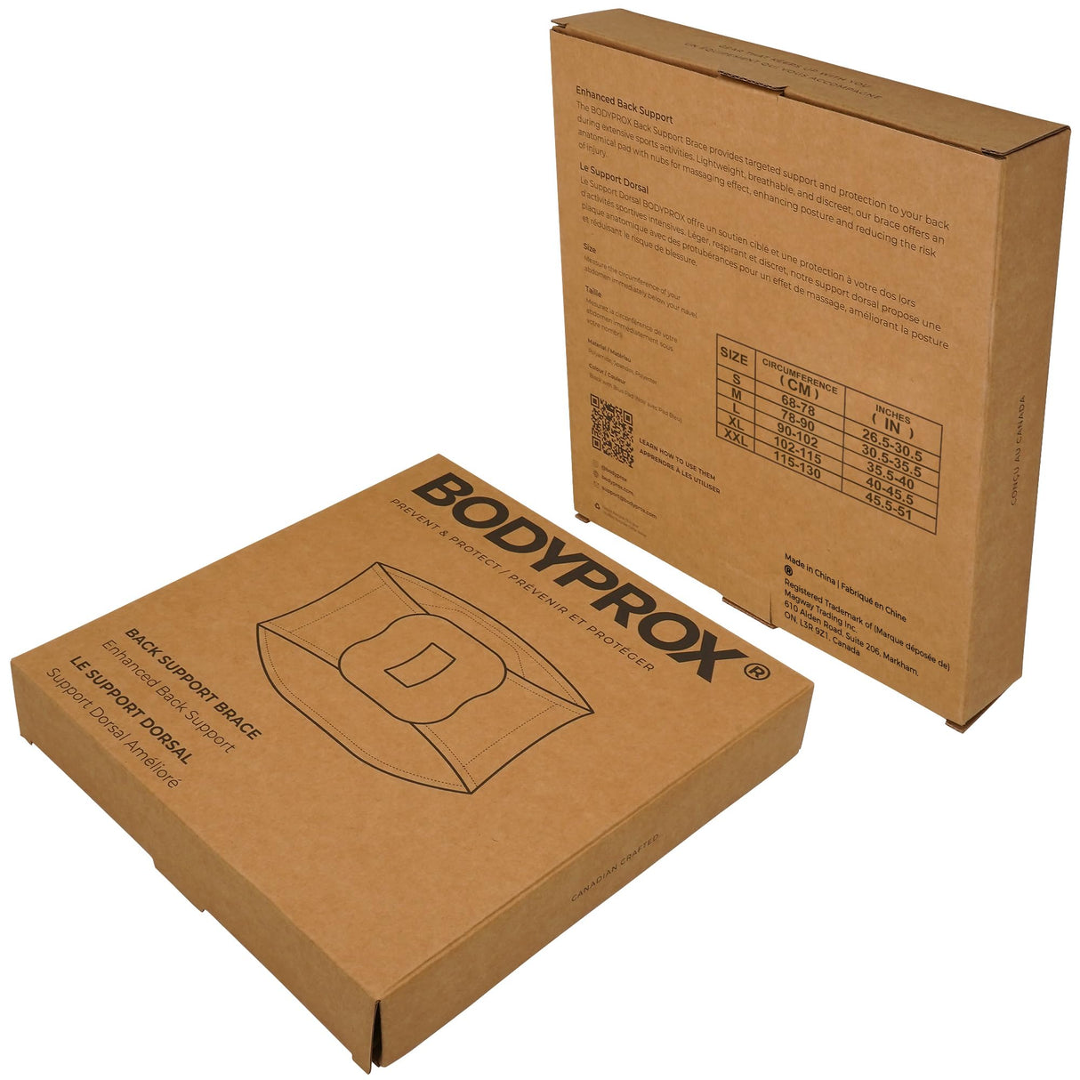 Bodyprox Breathable Back Brace, Back Support Brace for Men and Women.