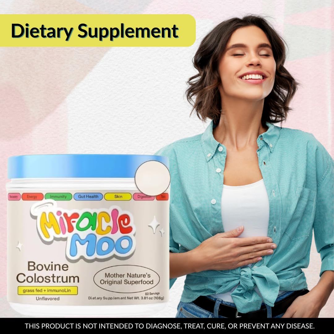 Mir~acle Moo Bo.Vine Col.ostr.um | Immune Support | Unflavored - (Pack 1)