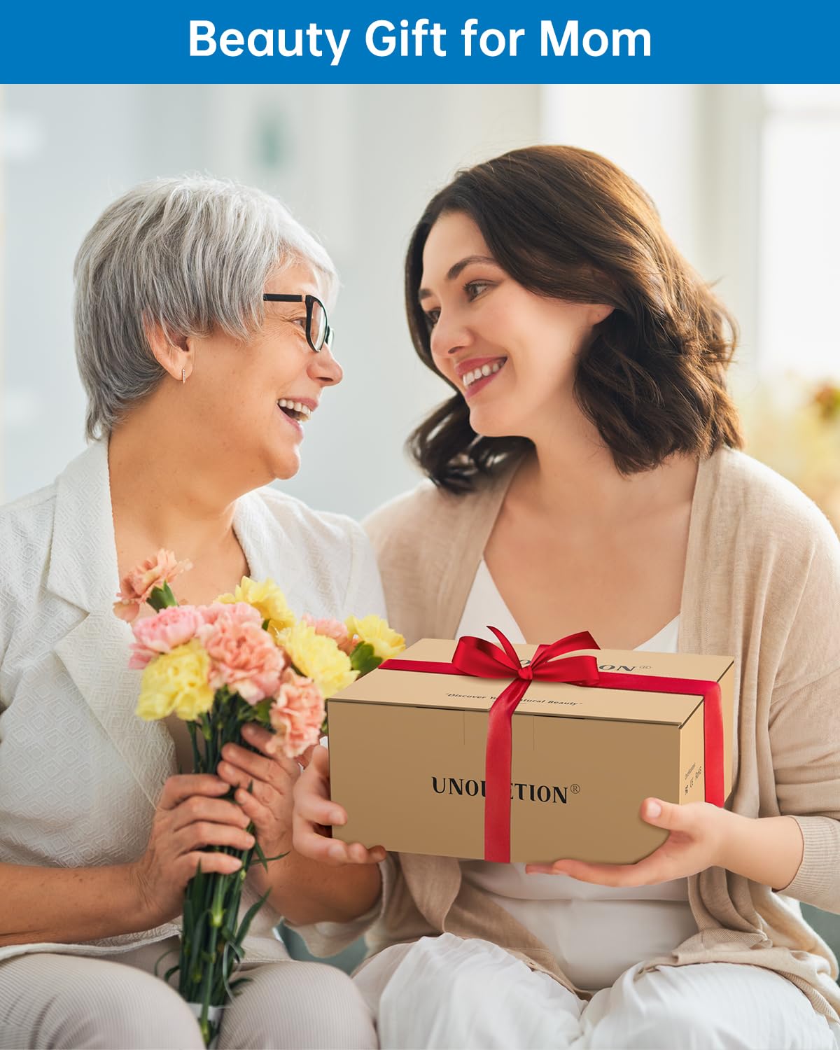 At-home Microdermabrasion Machine, UNOISETION 2 in 1 Dermabrasion Facial Machine for Exfoliation & Blackhead Removal, Diamond Micro Dermabrasion for Skin Care, Beauty Gifts for Women, White