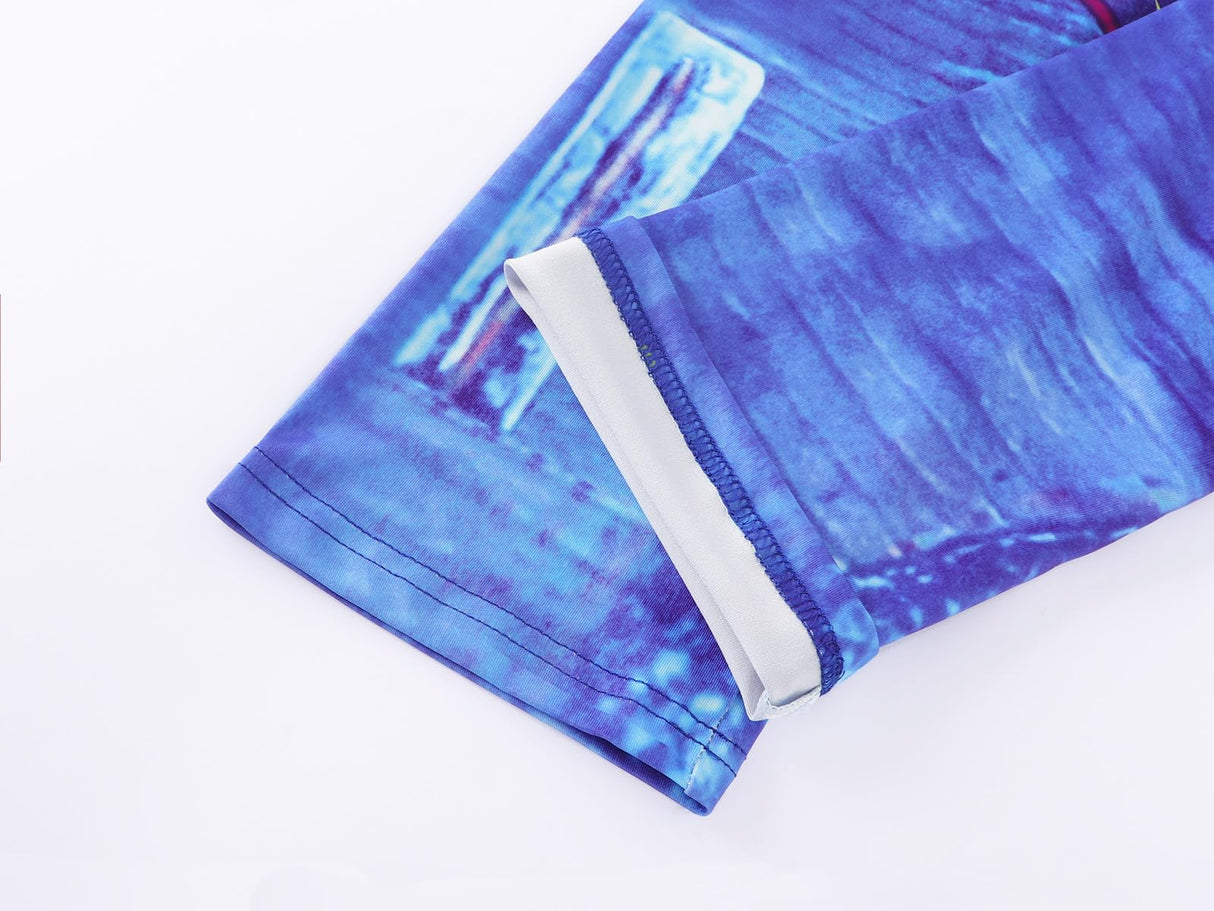 MetCuento Popular Musical Girls Cosplay Costume Sets with Wig Princess Role Playing Outfits Halloween Christmas Party size 9-10