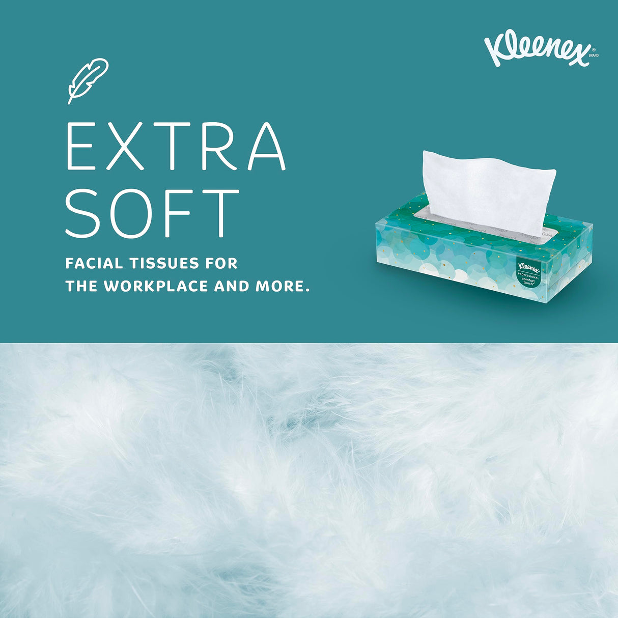 Kleenex Professional Facial Tissue, Bulk (21400), 2-Ply, White, Flat Boxed Format, Designed for Business (100 Tissues/Box, 36 Boxes, 3,600 Sheets/Case)