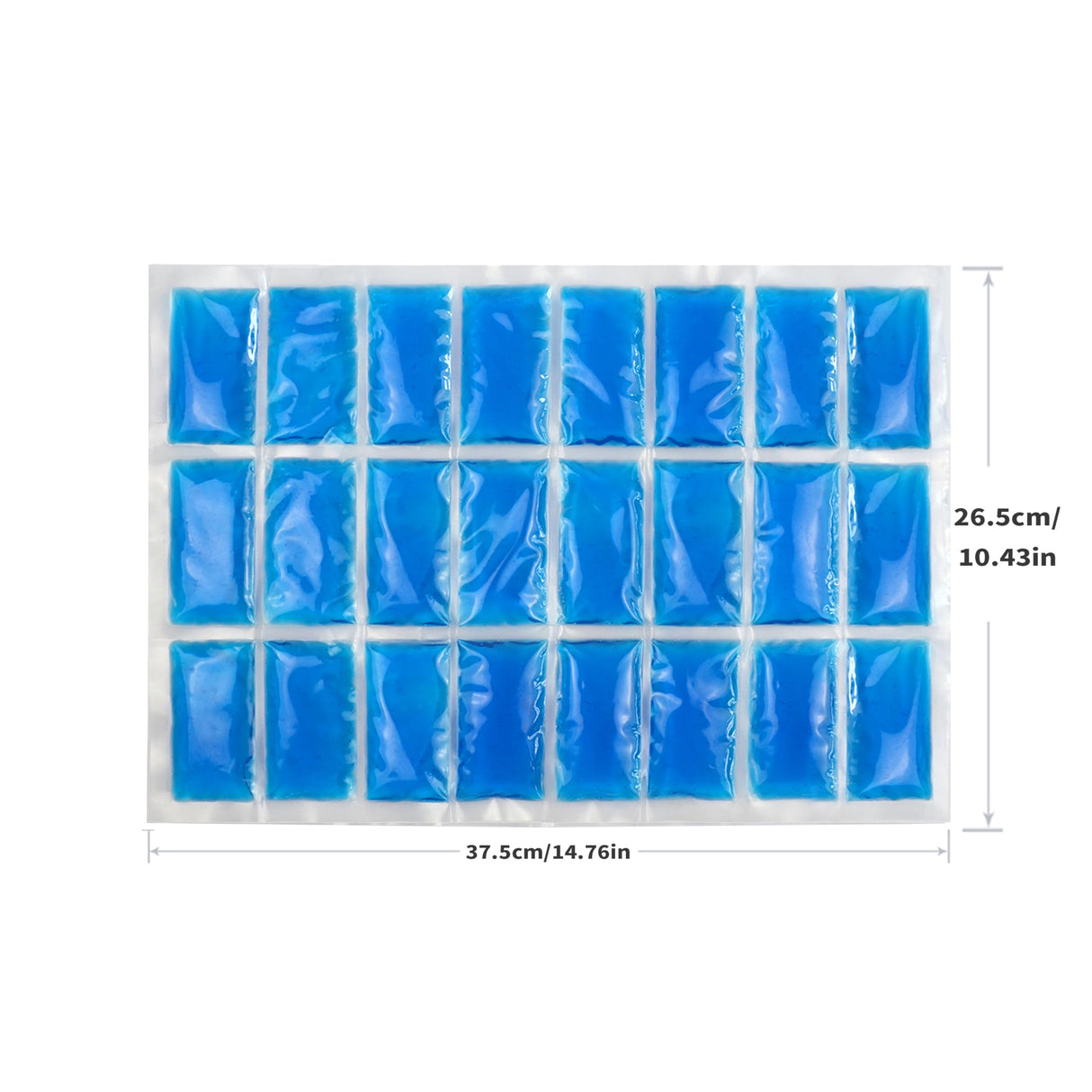 SportEmblema Reusable Ice Pack for Lunch Boxes 2 Pack Large Ice Pack Blanket Cooler Easy to Cut Ice Sheet for Lunch Bag, 14.76"x10.43" Long Lasting Freeze Ice Packs for Meal Prep, Non-Toxic BPA Free