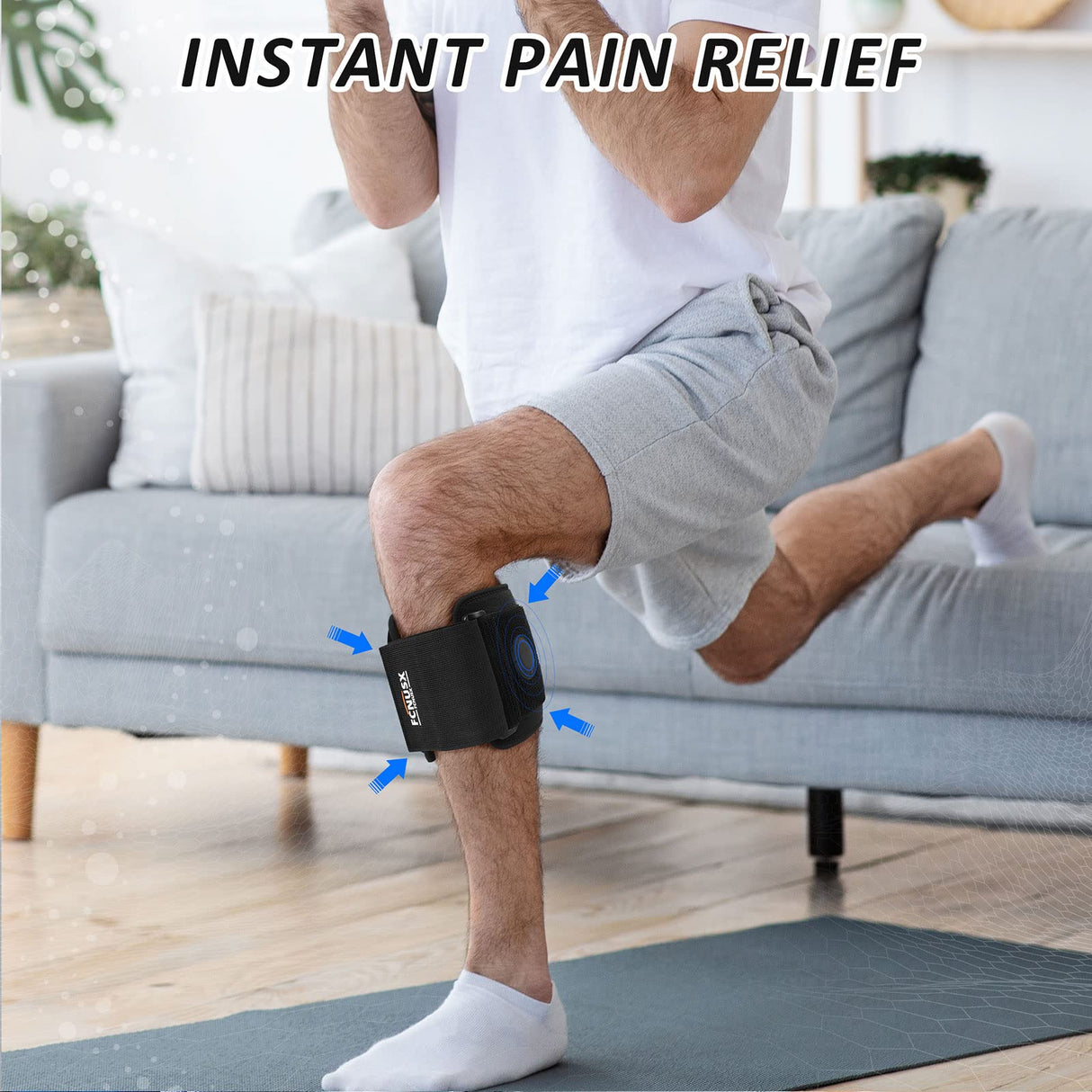 FCNUSX Sciatica Pain Relief Devices Brace, Sciatic Ease Nerve Brace for Men Women, Lower Back, Hip